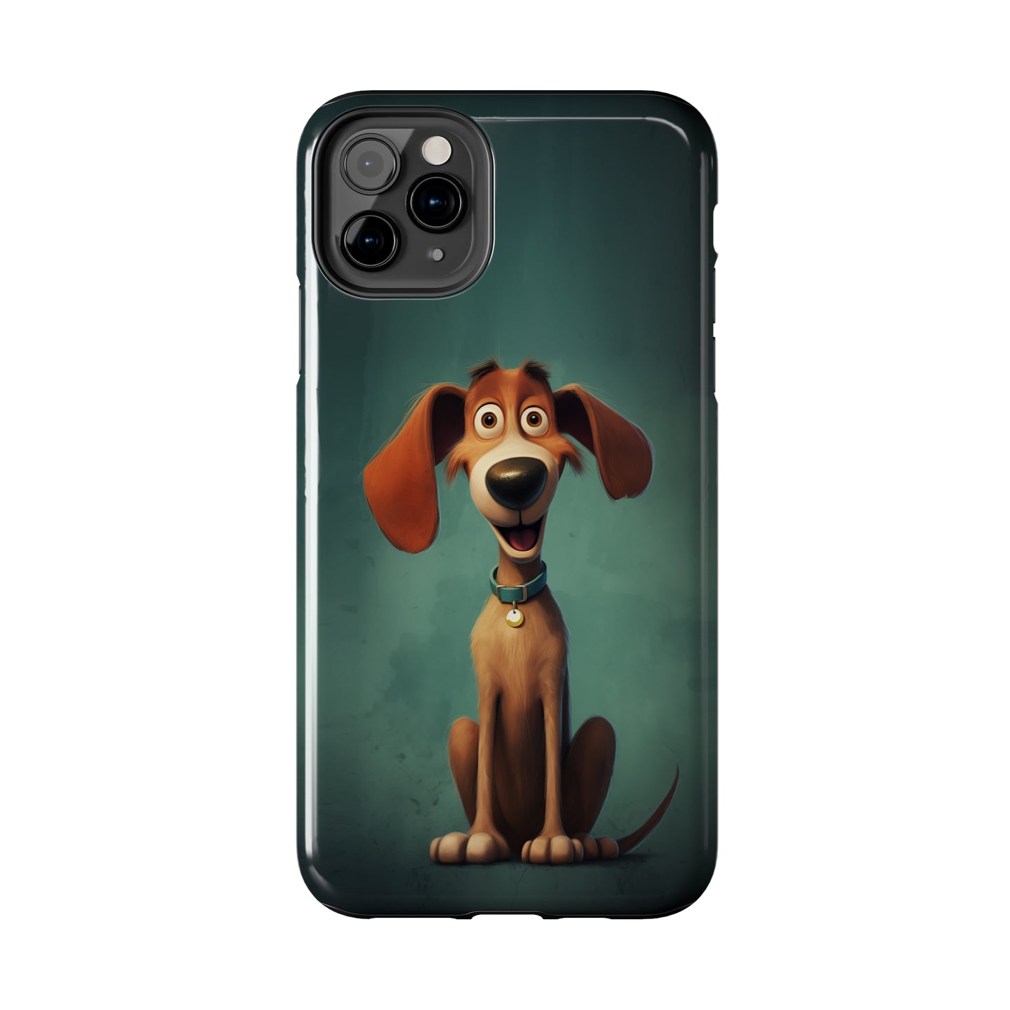 Hux, Cartoon Dog, iPhone 7, 8, X, 11, 12, 13, 14, 15+ case.