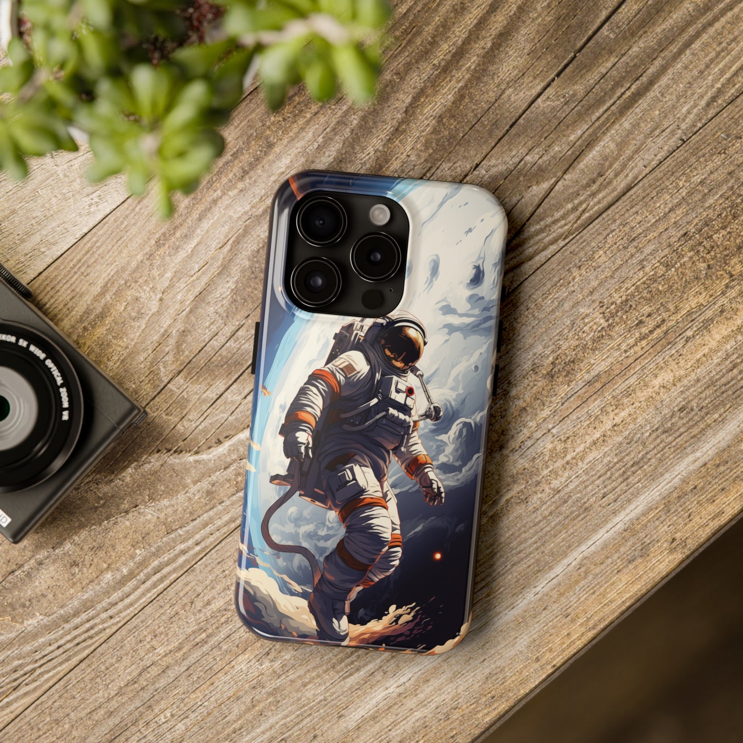 Astronaut #04, iPhone 7, 8, X, 11, 12, 13, 14, 15+ case.