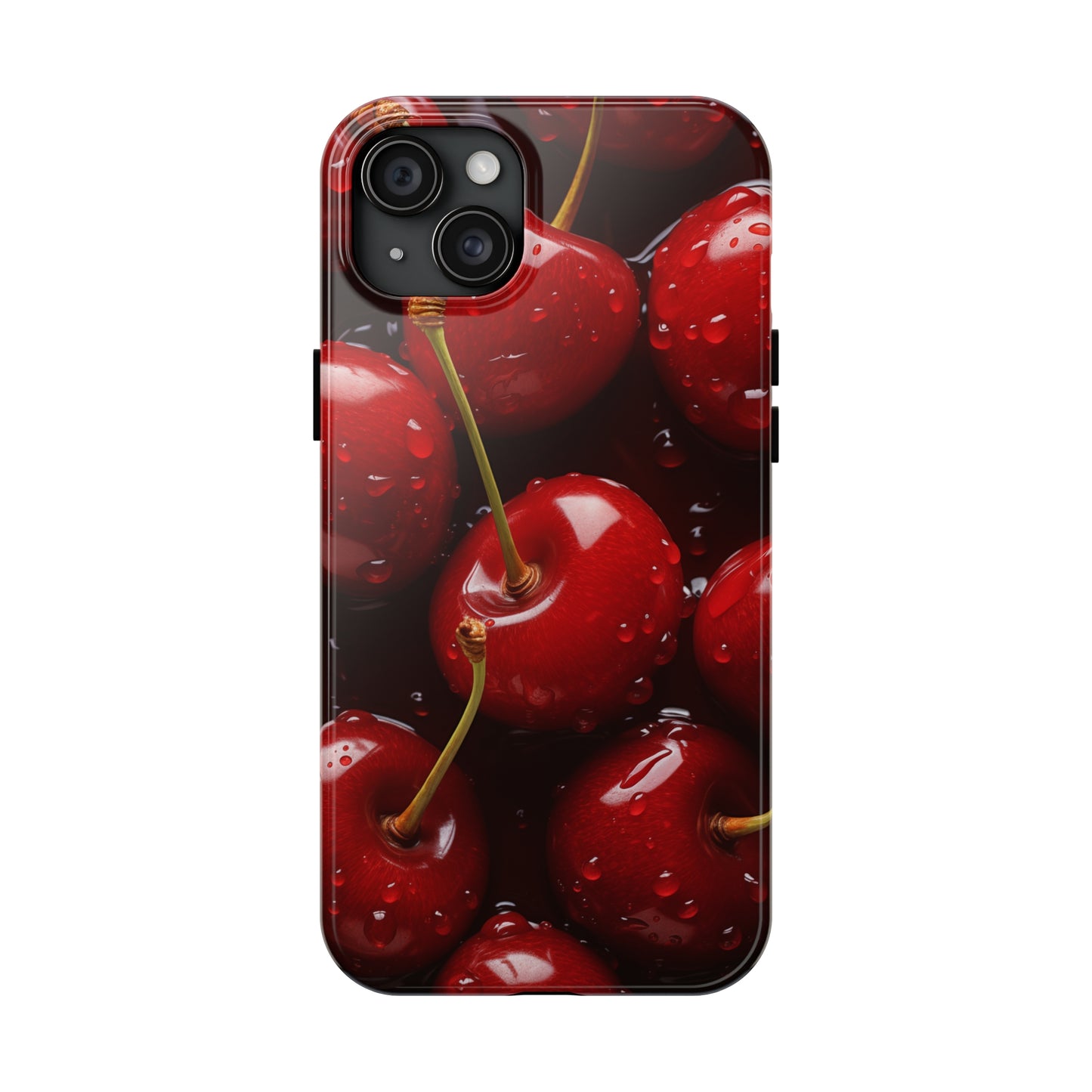 Cherries #07, iPhone 7, 8, X, 11, 12, 13, 14, 15+ case.