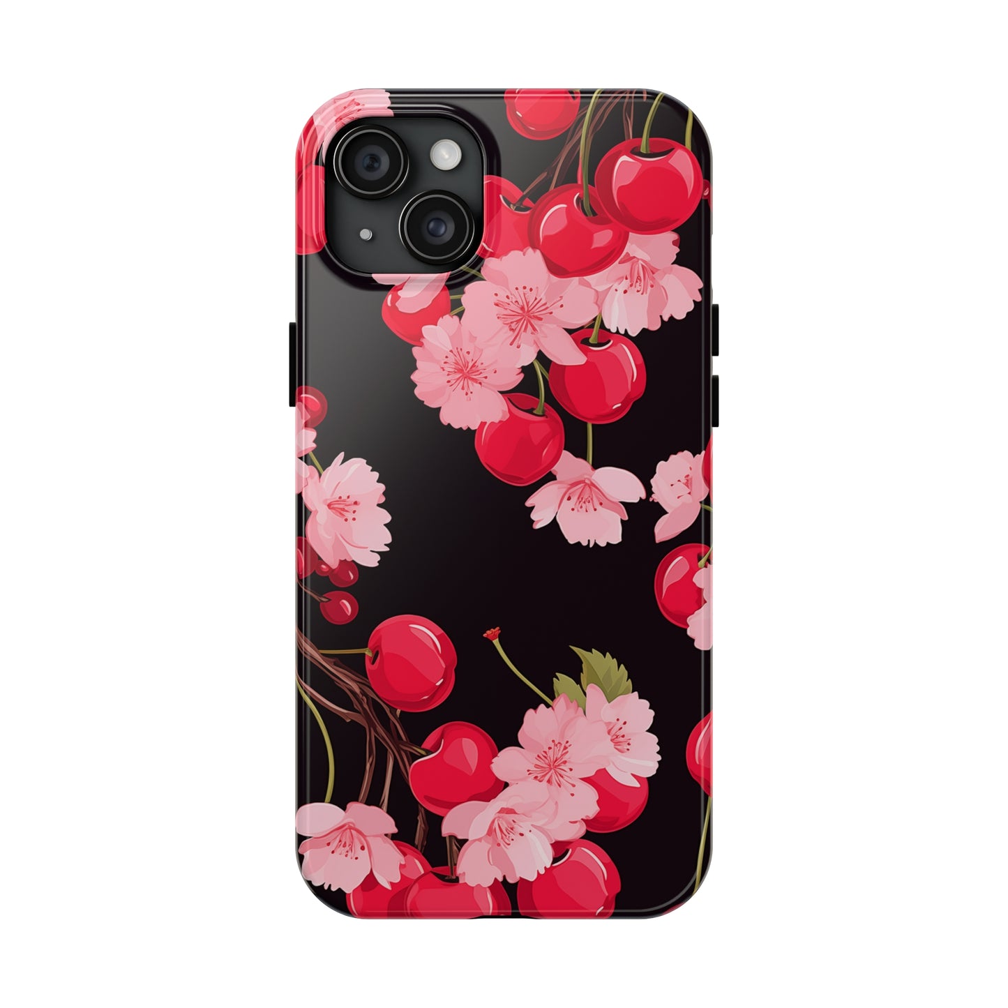 Cherries #05, iPhone 7, 8, X, 11, 12, 13, 14, 15+ case.