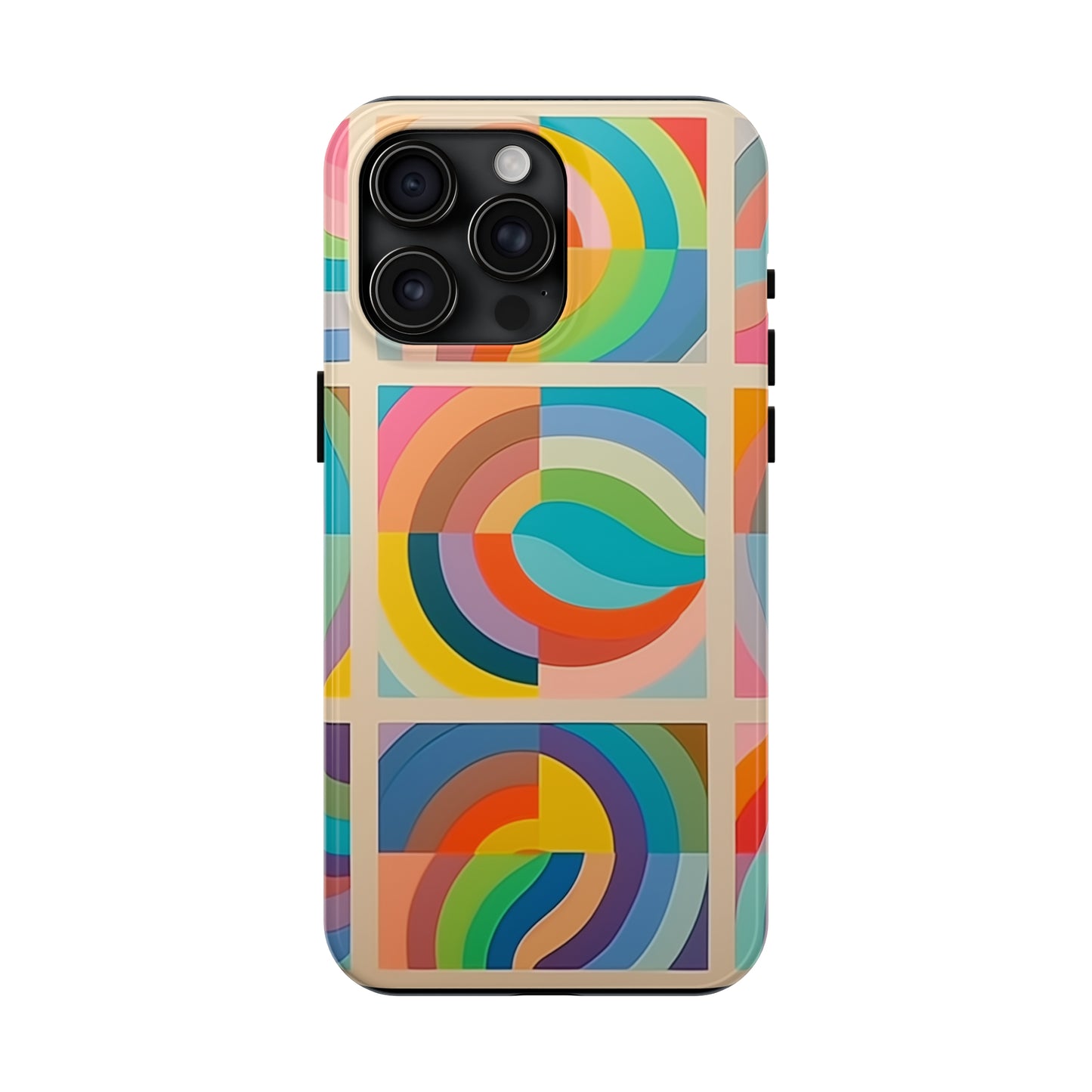 Abstract Colorful Lines #02, iPhone 7, 8, X, 11, 12, 13, 14, 15+ case.