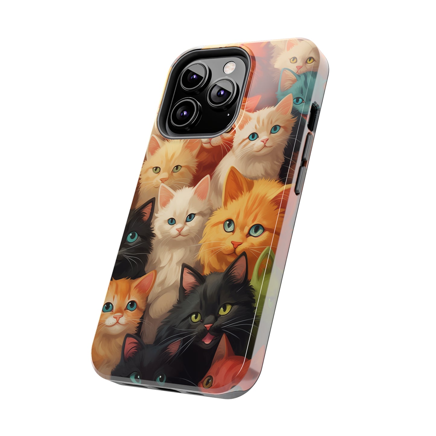 Kittens, iPhone 7, 8, X, 11, 12, 13, 14, 15+ case.