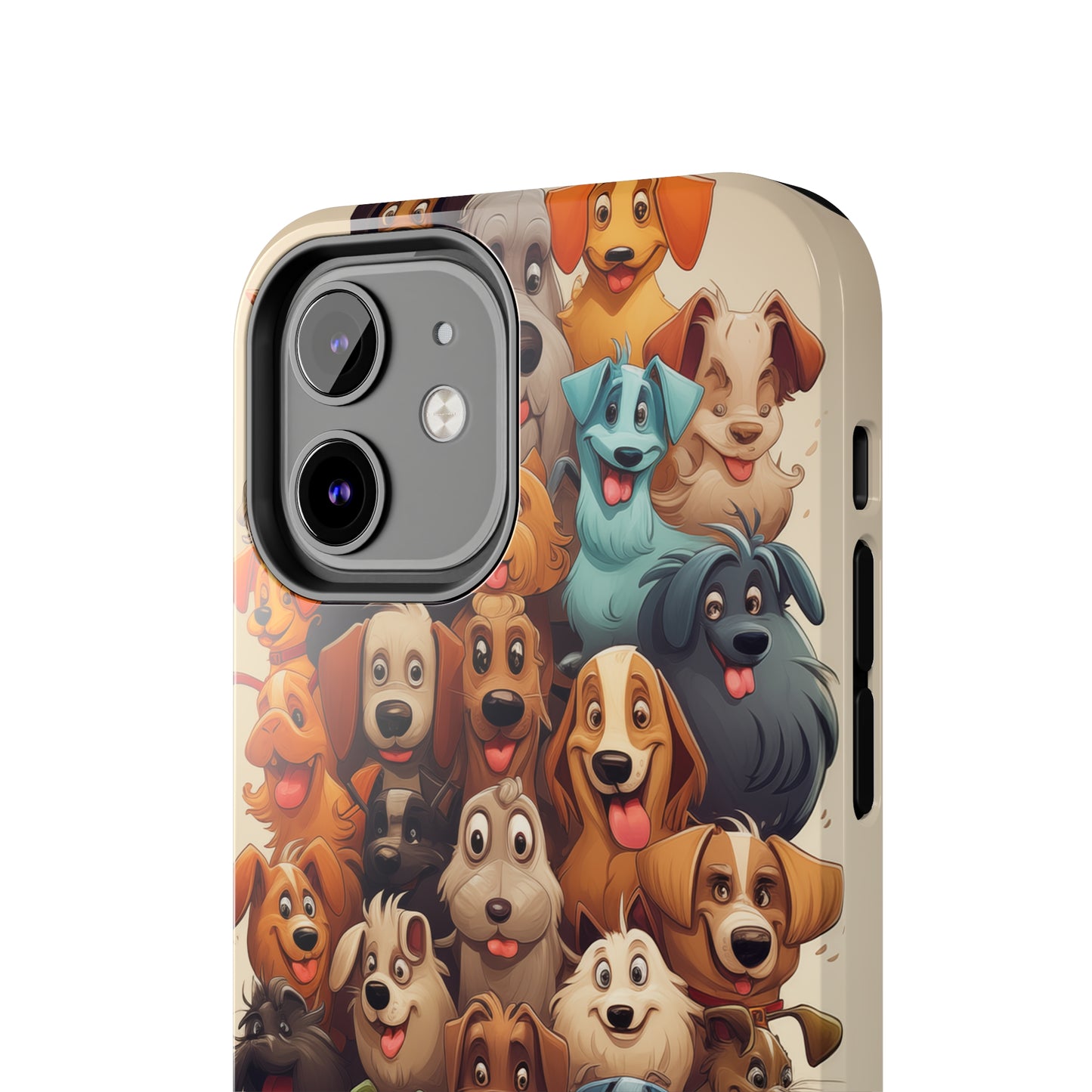 100 Dogs, iPhone 7, 8, X, 11, 12, 13, 14, 15+ case.