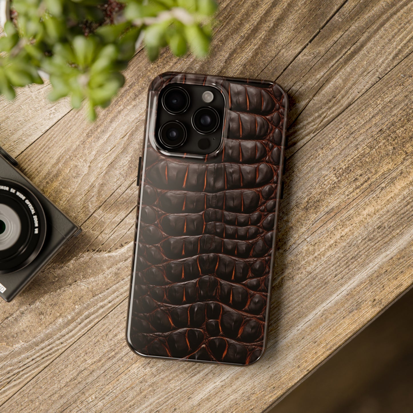 Alligator skin #01, iPhone 7, 8, X, 11, 12, 13, 14, 15+ case.