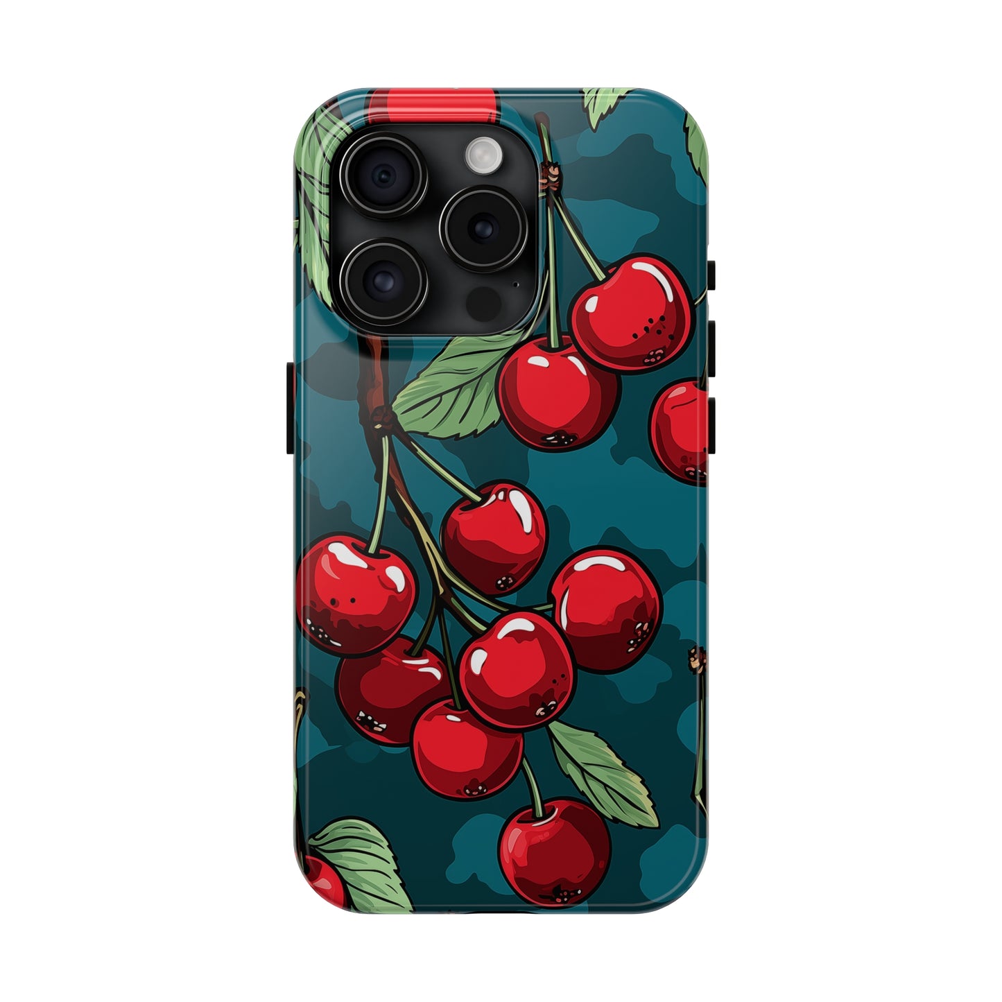 Cherries #10, iPhone 7, 8, X, 11, 12, 13, 14, 15+ case.