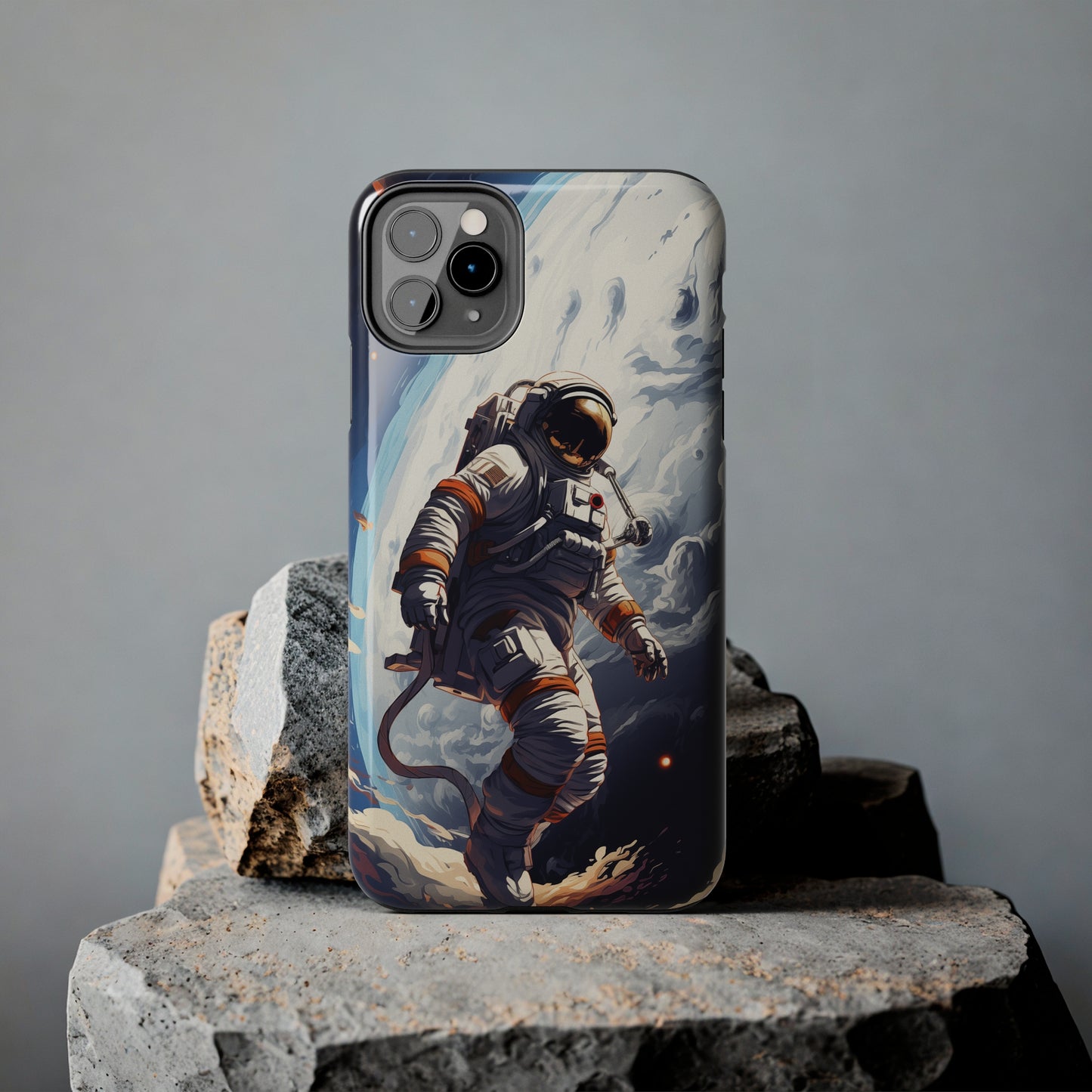 Astronaut #04, iPhone 7, 8, X, 11, 12, 13, 14, 15+ case.