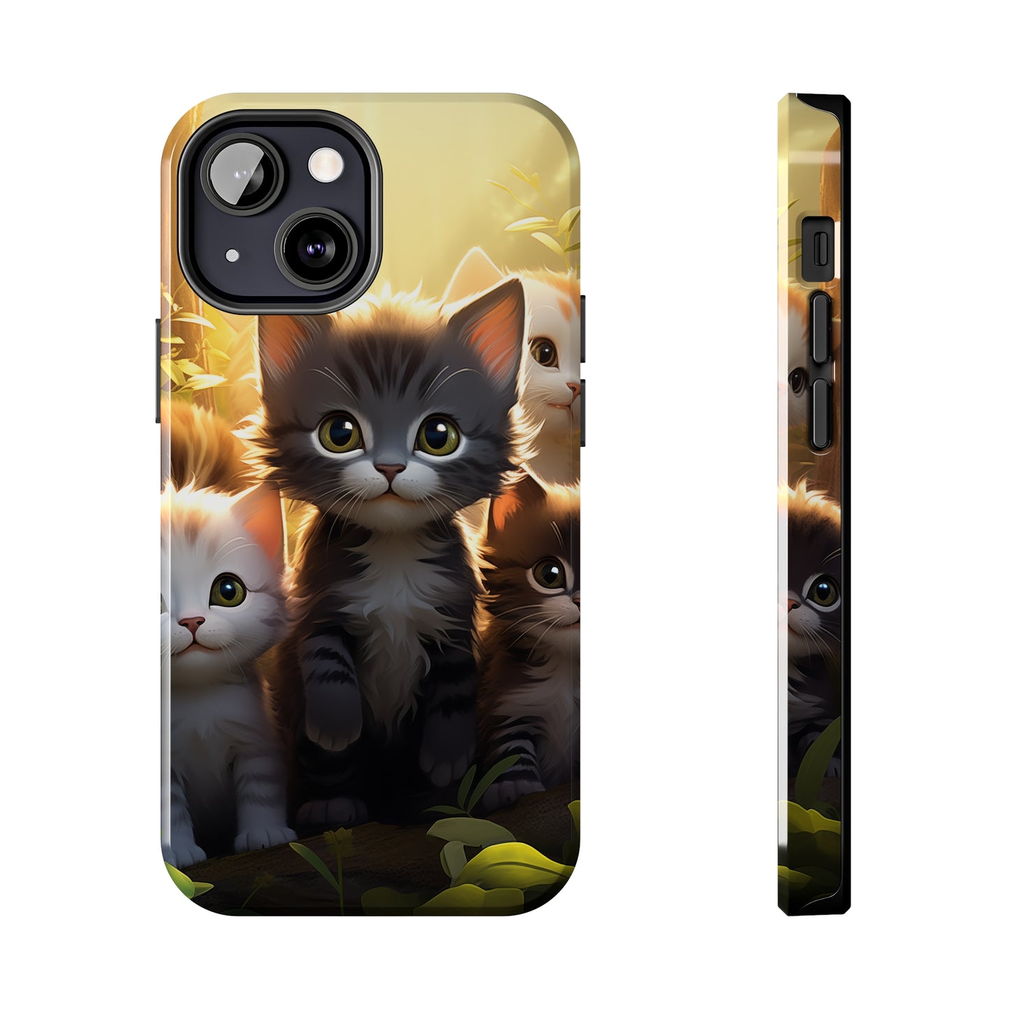 Kittens #02, iPhone 7, 8, X, 11, 12, 13, 14, 15+ case.