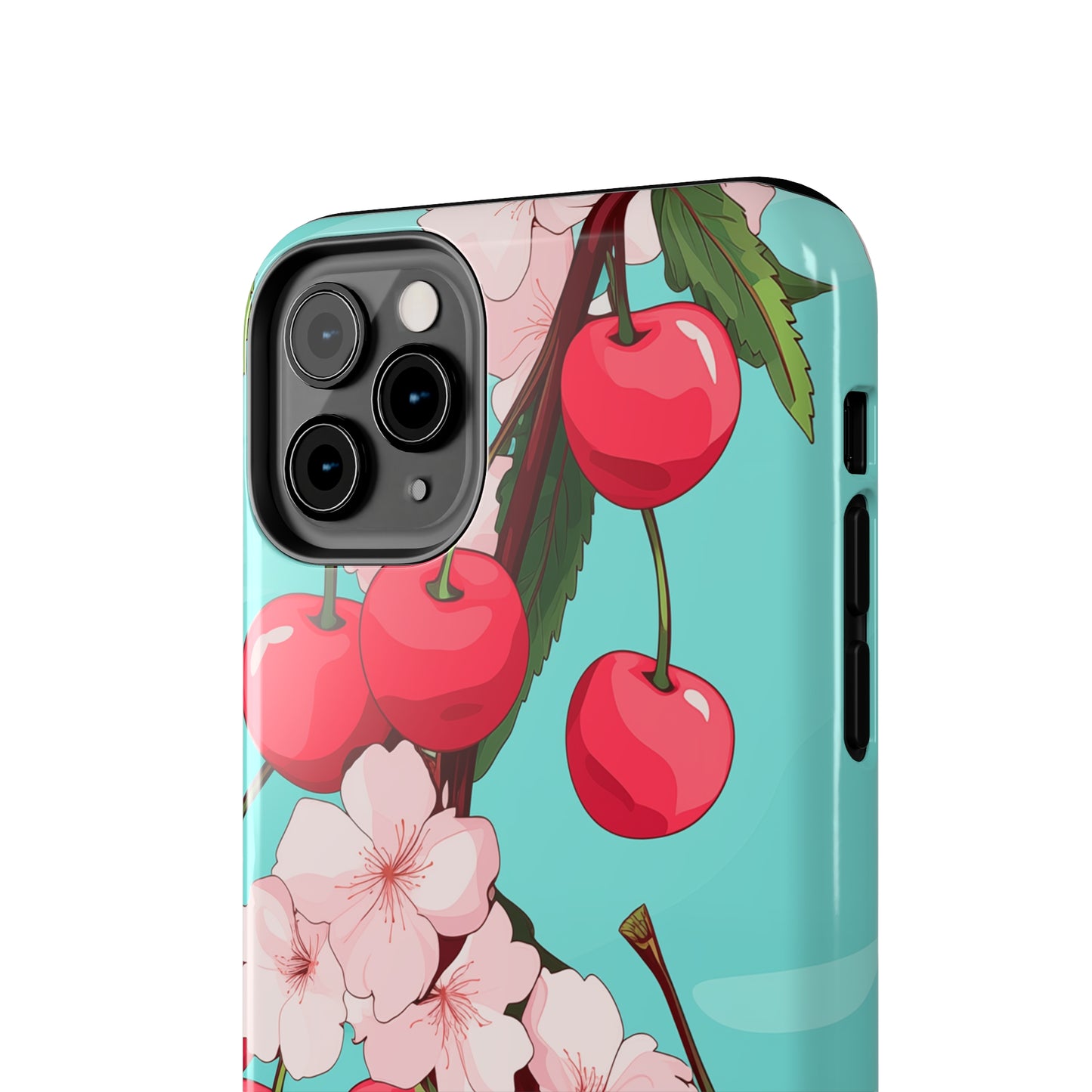 Cherries #06, iPhone 7, 8, X, 11, 12, 13, 14, 15+ case.