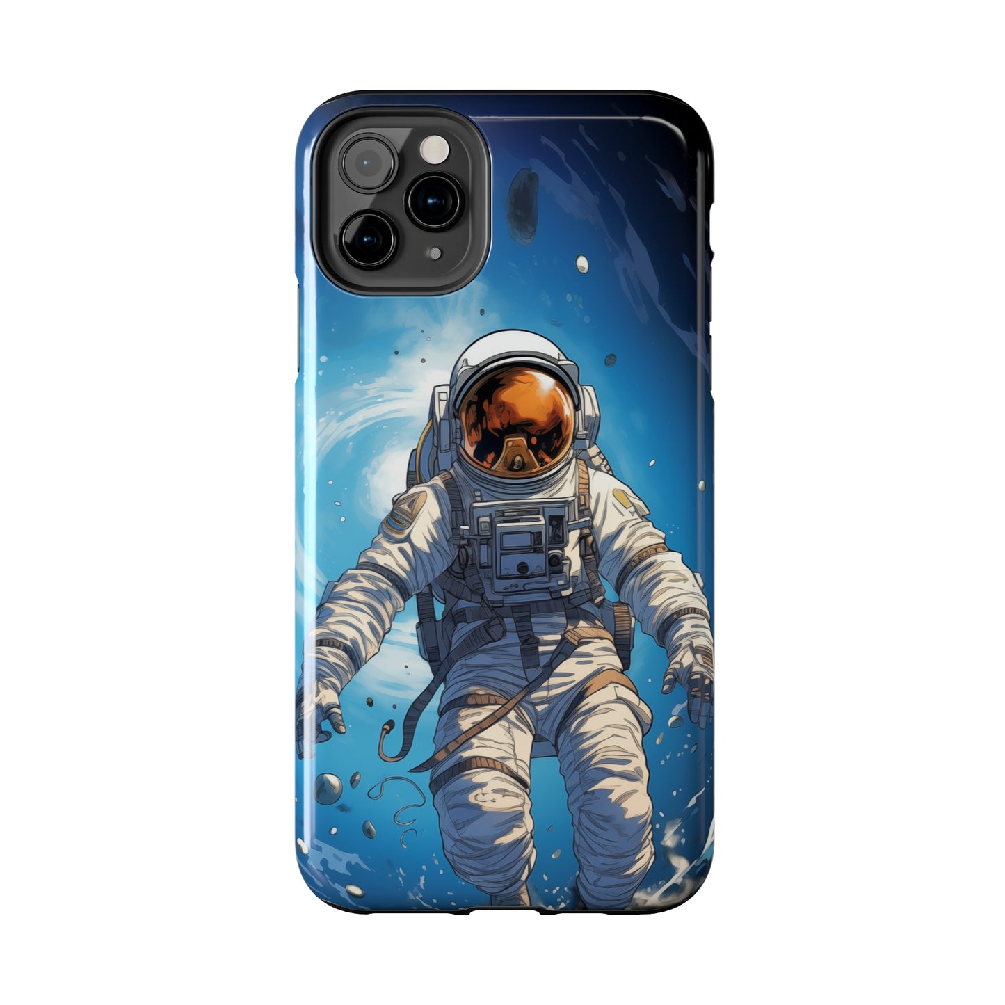 Astronaut #02, iPhone 7, 8, X, 11, 12, 13, 14, 15+ case.