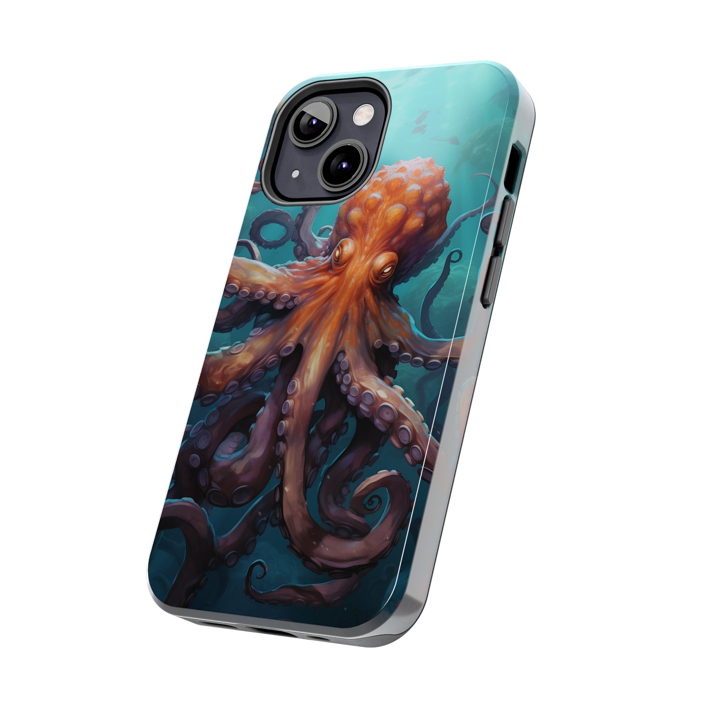 Octopus #02, iPhone 7, 8, X, 11, 12, 13, 14, 15+ case.