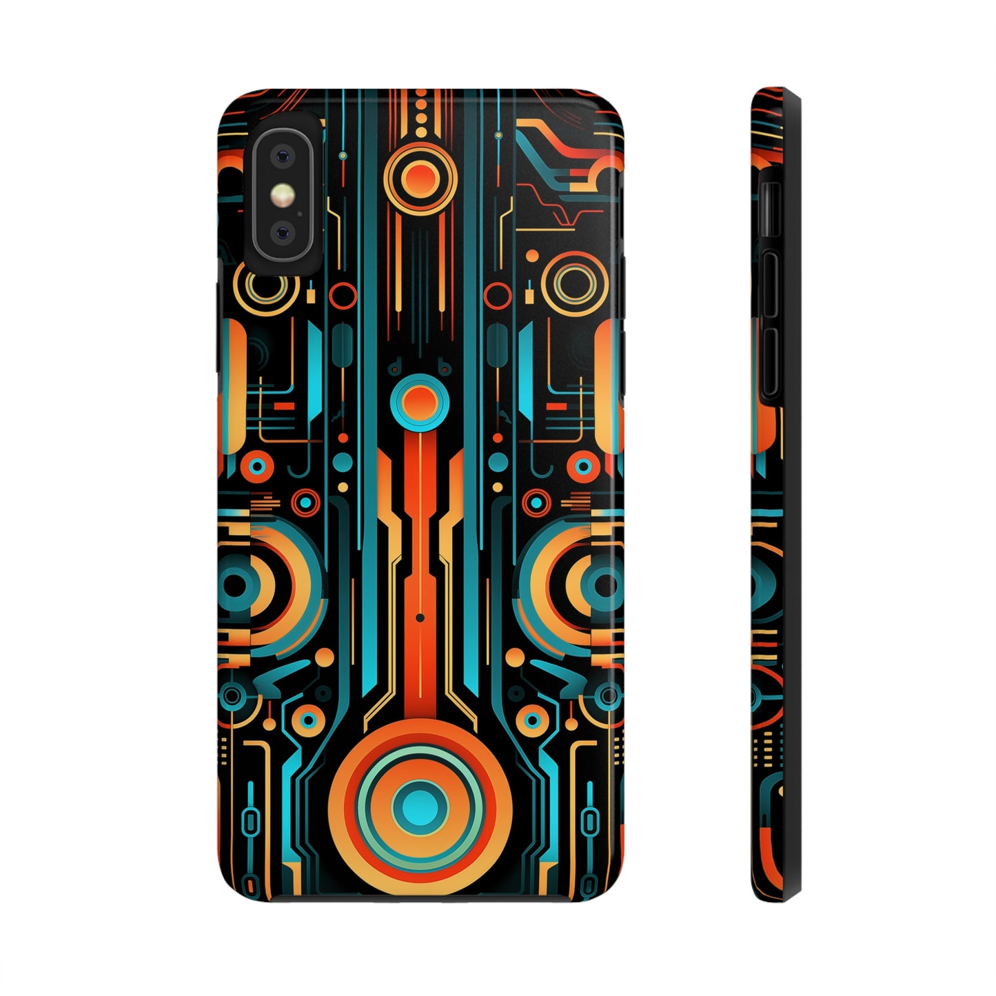 Futuristic #08, iPhone 7, 8, X, 11, 12, 13, 14, 15+ case.