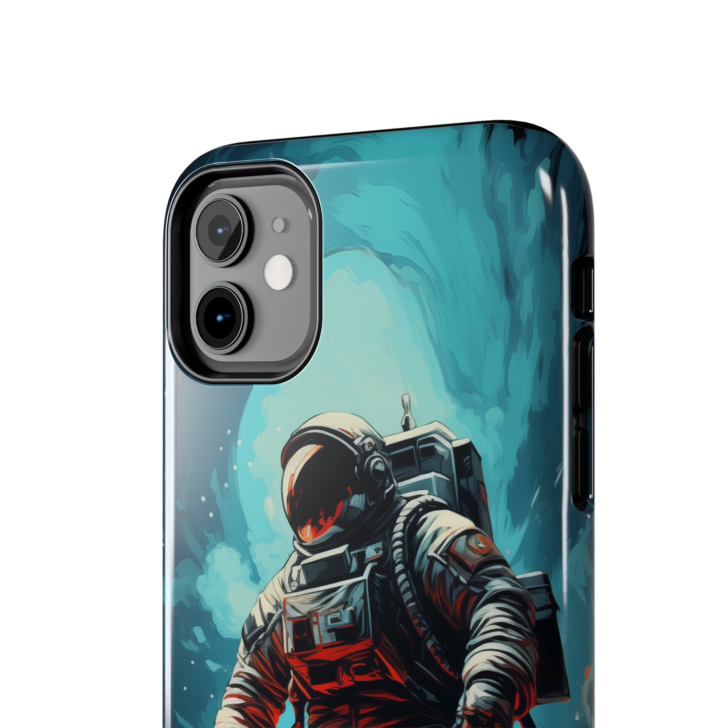 Astronaut #01, iPhone 7, 8, X, 11, 12, 13, 14, 15+ case.