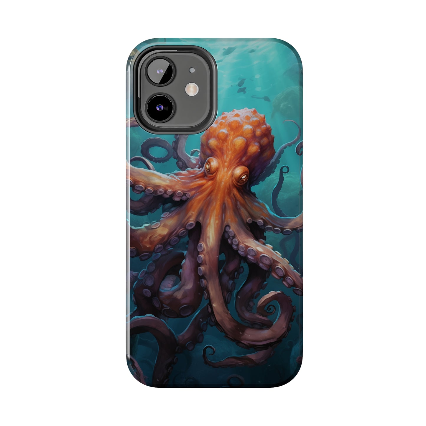 Octopus #02, iPhone 7, 8, X, 11, 12, 13, 14, 15+ case.