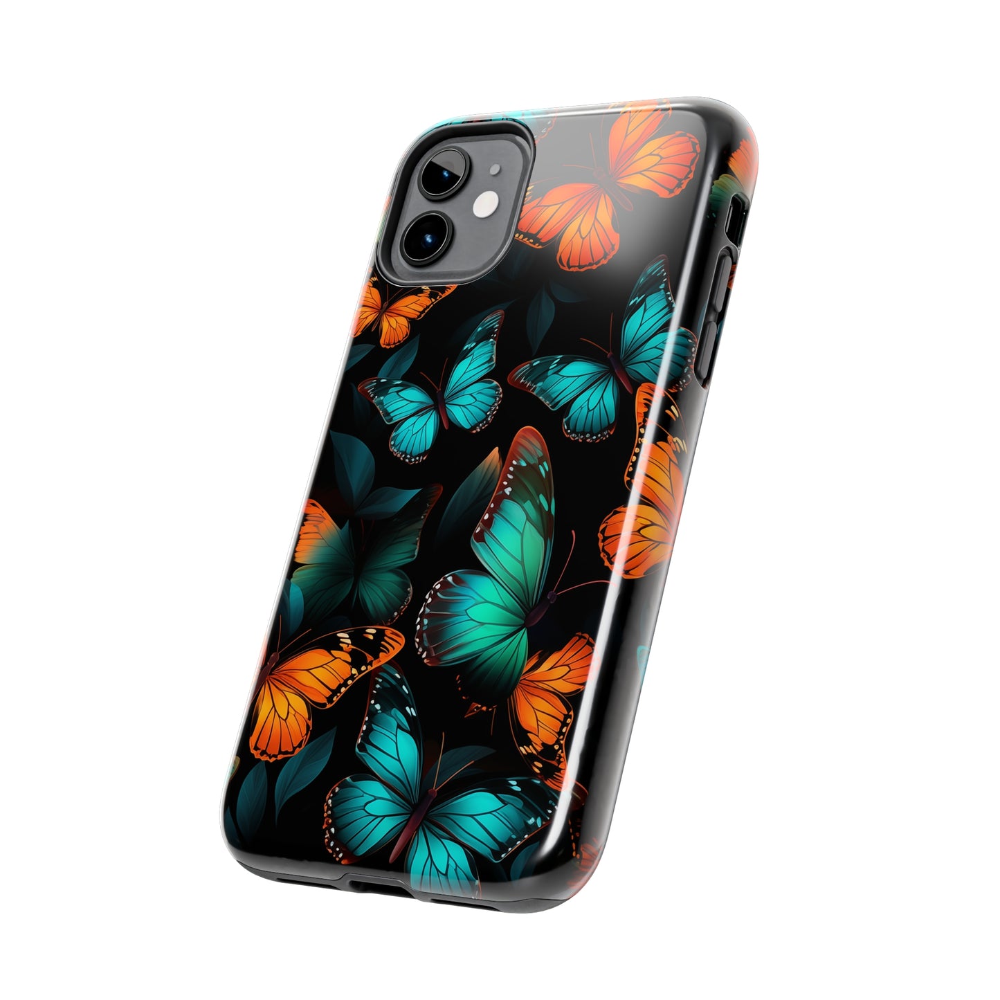 Butterflies #03, iPhone 7, 8, X, 11, 12, 13, 14, 15+ case.