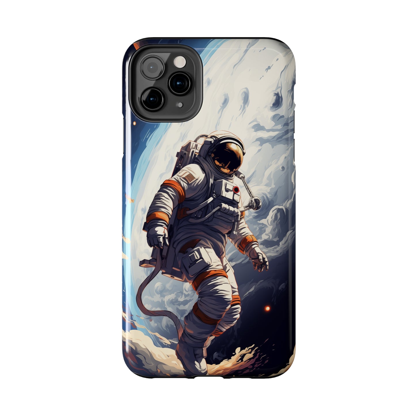 Astronaut #04, iPhone 7, 8, X, 11, 12, 13, 14, 15+ case.