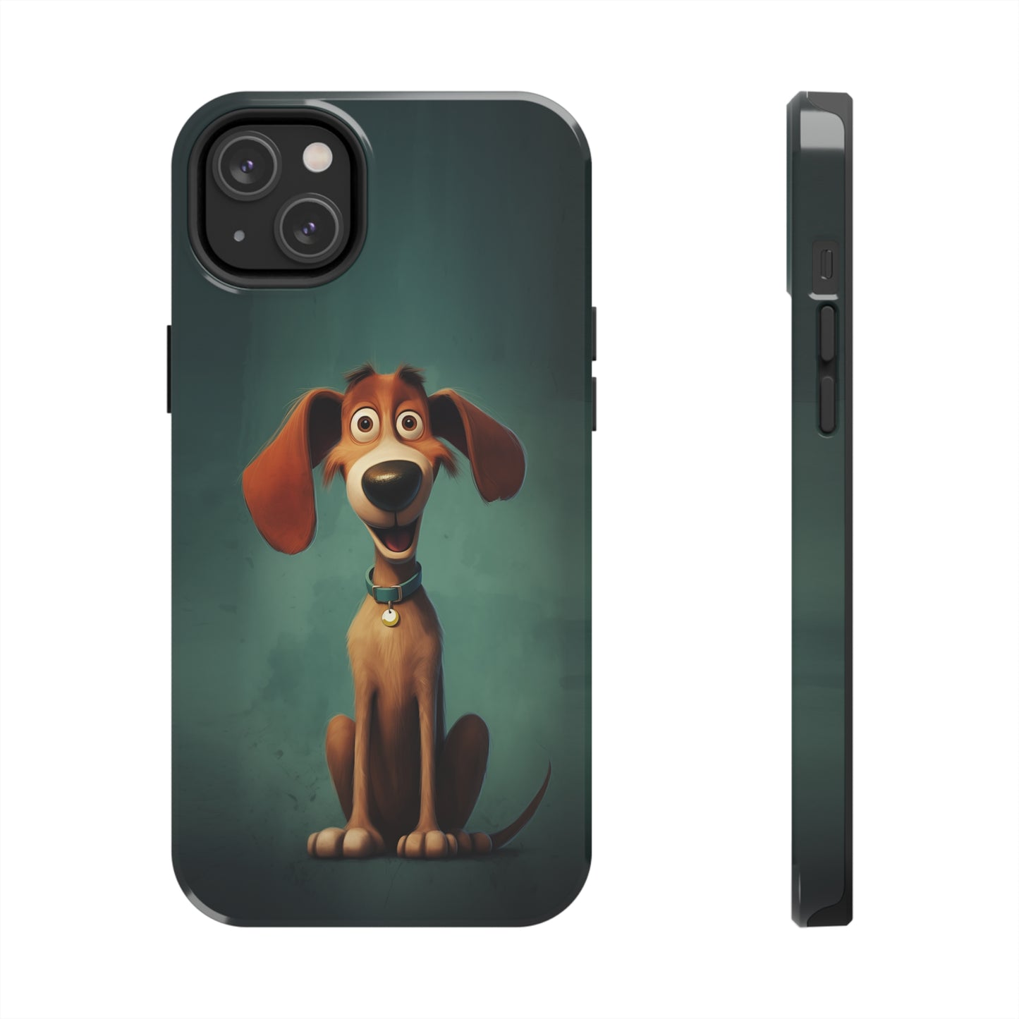 Hux, Cartoon Dog, iPhone 7, 8, X, 11, 12, 13, 14, 15+ case.