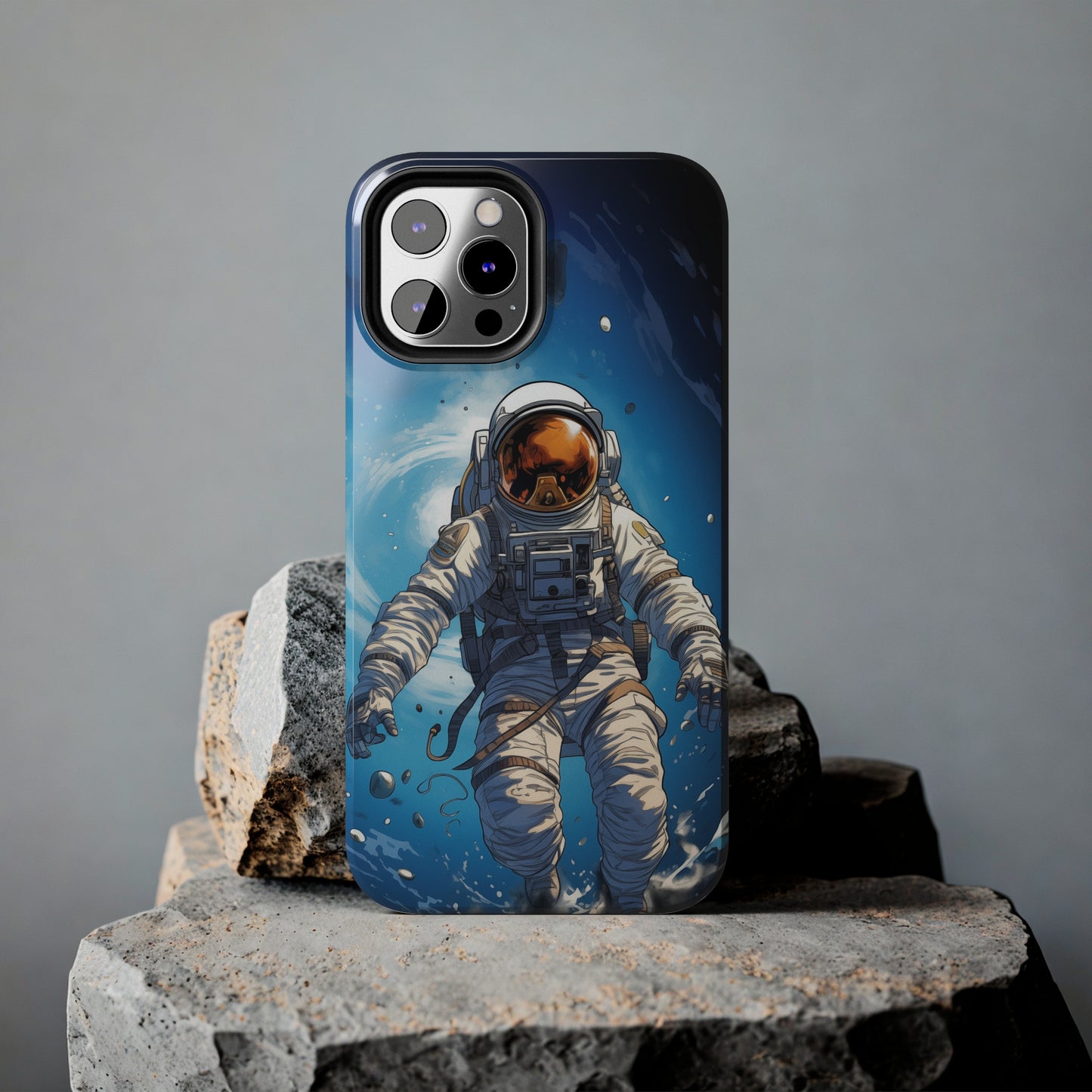 Astronaut #02, iPhone 7, 8, X, 11, 12, 13, 14, 15+ case.