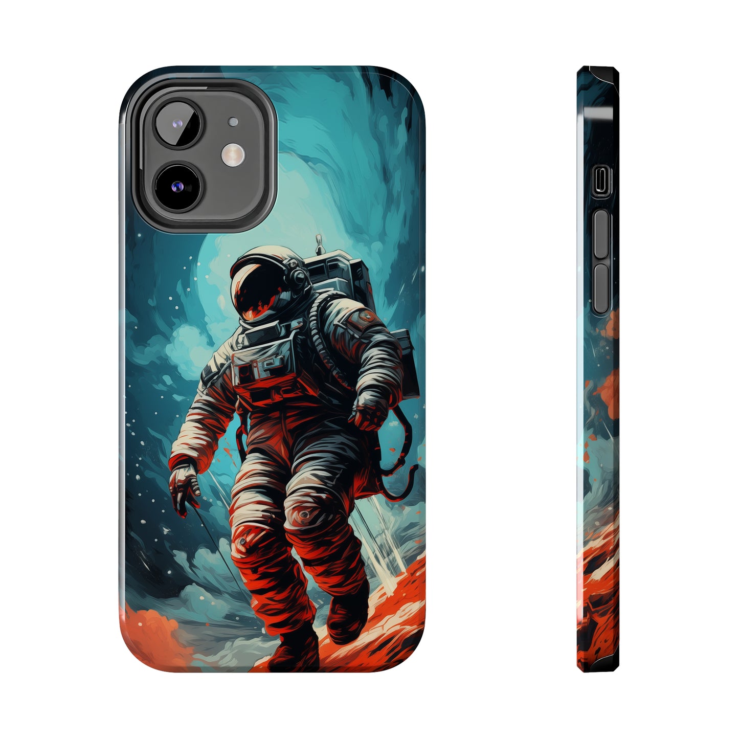 Astronaut #01, iPhone 7, 8, X, 11, 12, 13, 14, 15+ case.