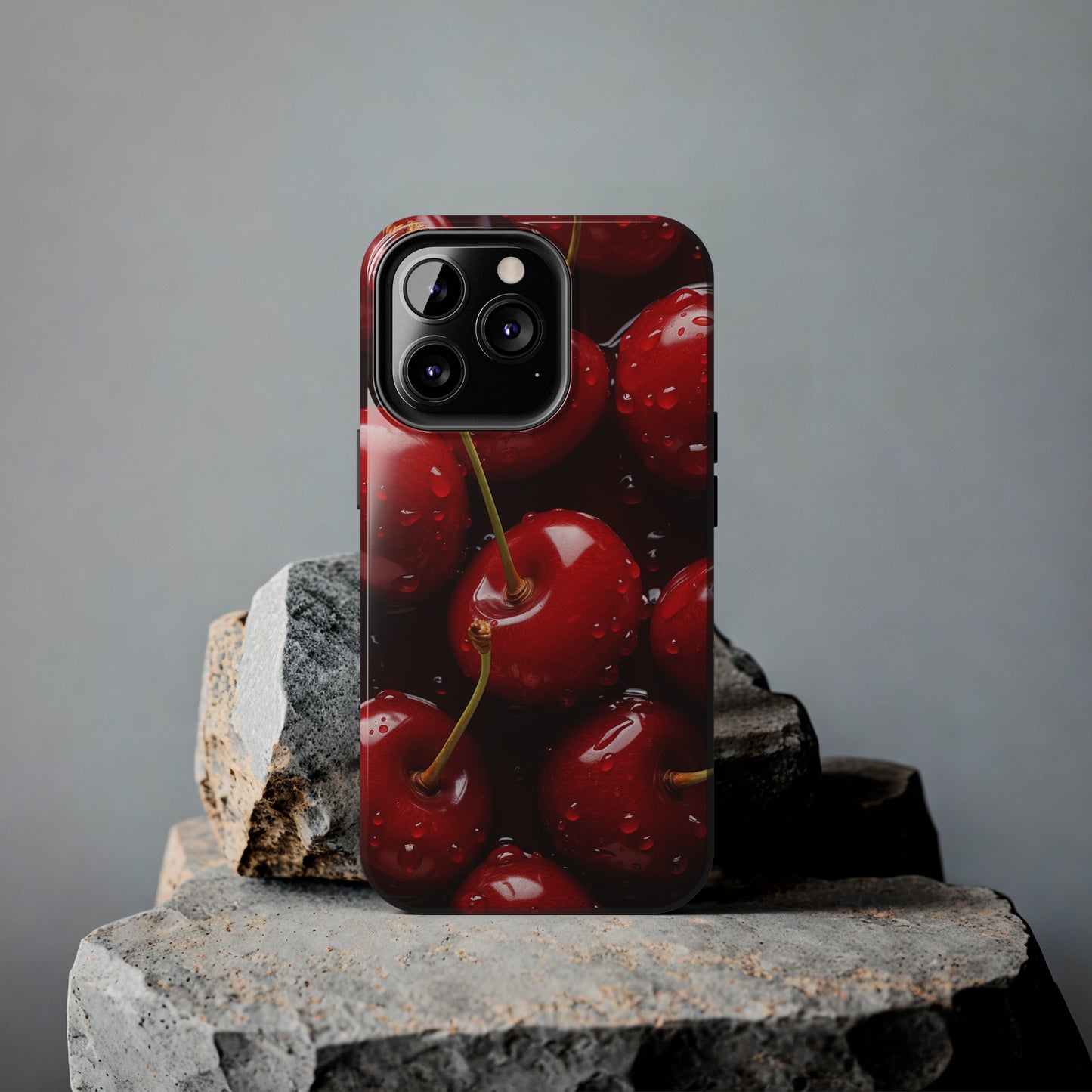 Cherries #07, iPhone 7, 8, X, 11, 12, 13, 14, 15+ case.