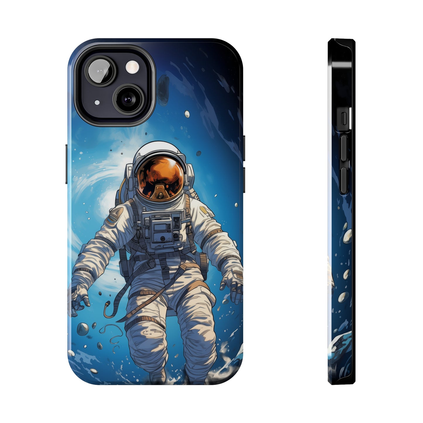 Astronaut #02, iPhone 7, 8, X, 11, 12, 13, 14, 15+ case.