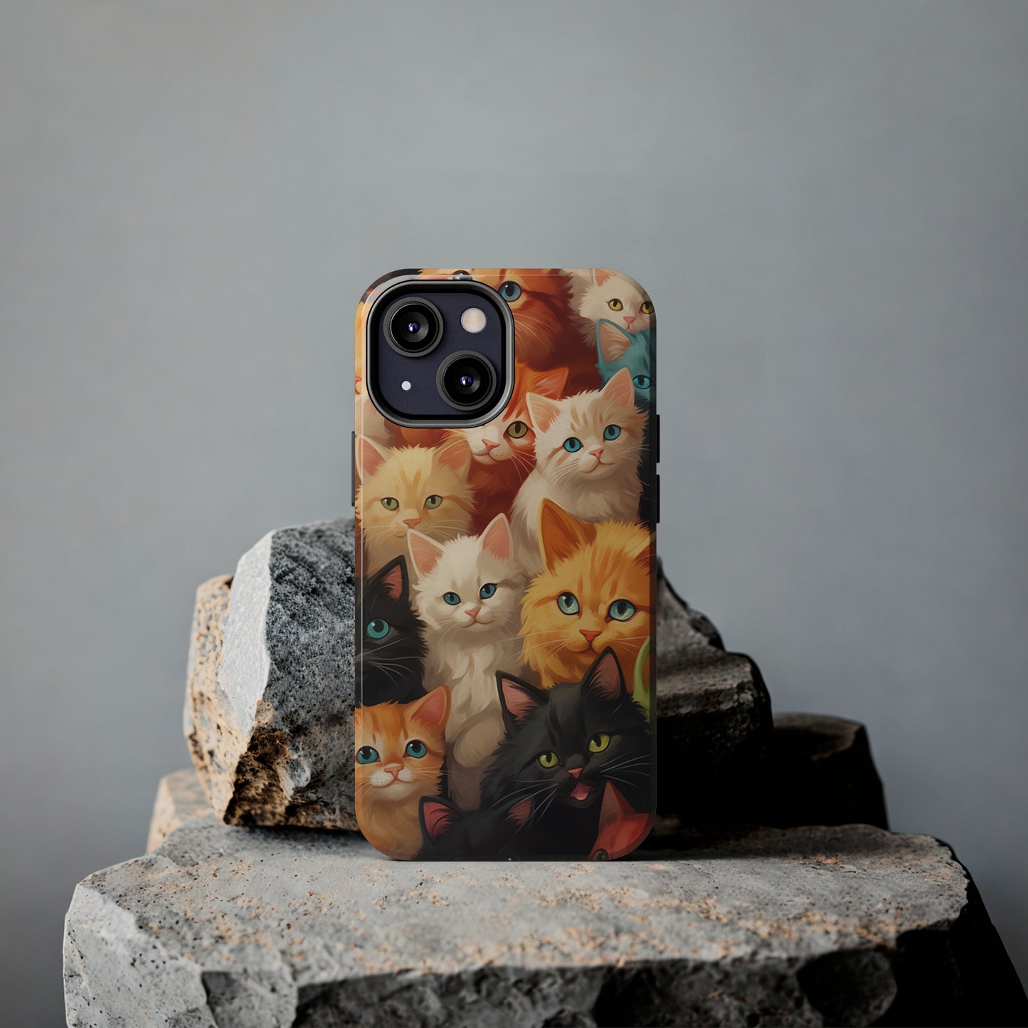 Kittens, iPhone 7, 8, X, 11, 12, 13, 14, 15+ case.