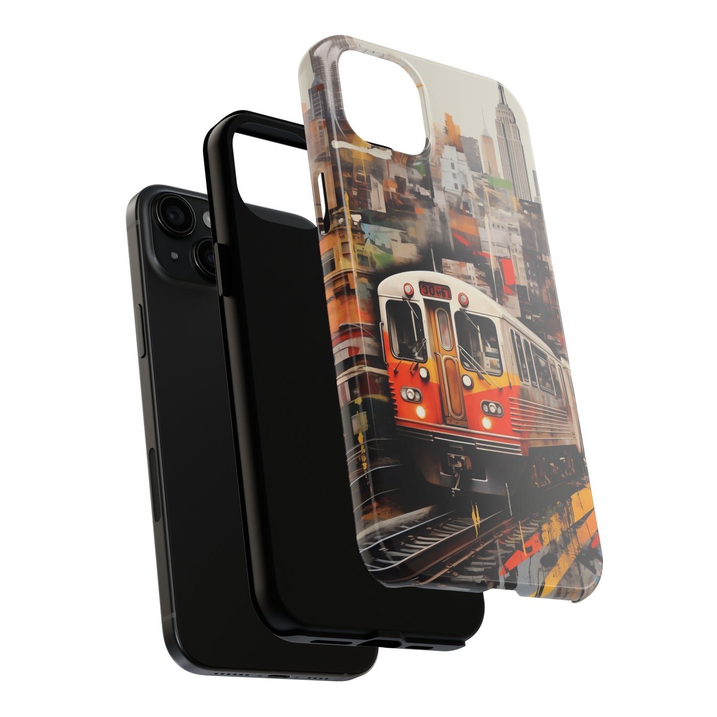 New York City, subway, iPhone 7, 8, X, 11, 12, 13, 14, 15+ case.