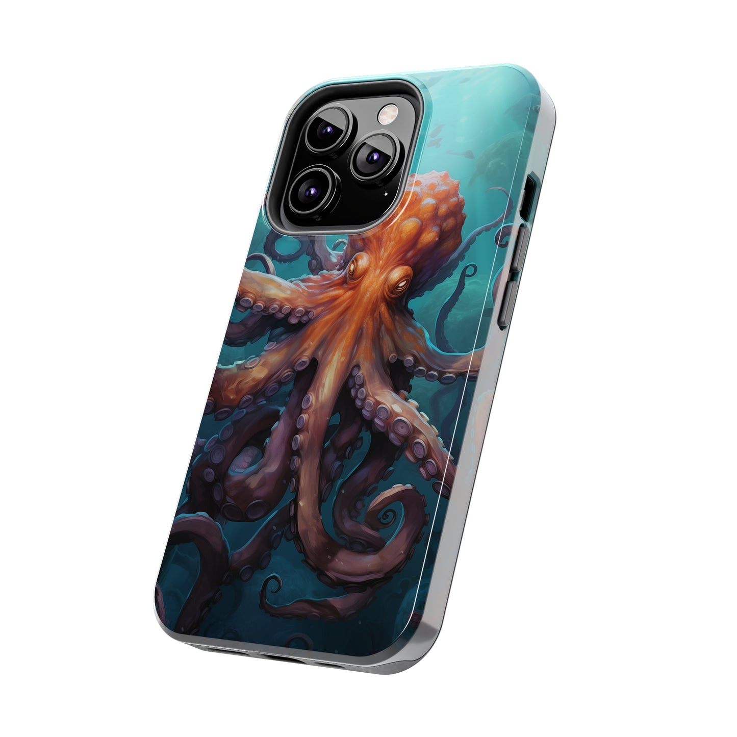 Octopus #02, iPhone 7, 8, X, 11, 12, 13, 14, 15+ case.