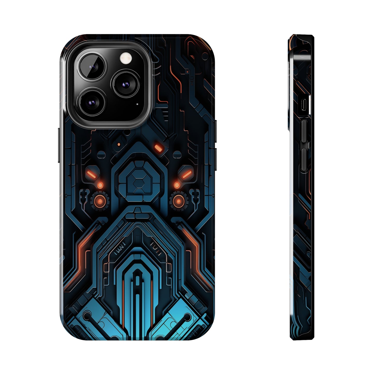 Futuristic #02, iPhone 7, 8, X, 11, 12, 13, 14, 15+ case.