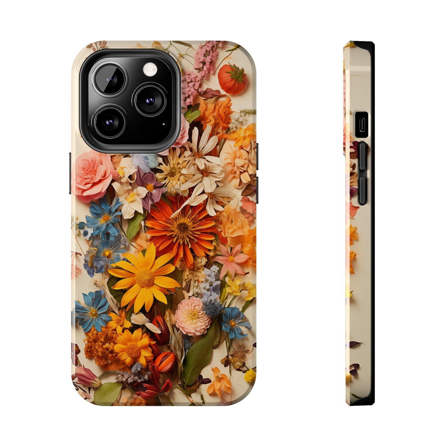 Dried Flowers #03, iPhone 7, 8, X, 11, 12, 13, 14, 15+ case.