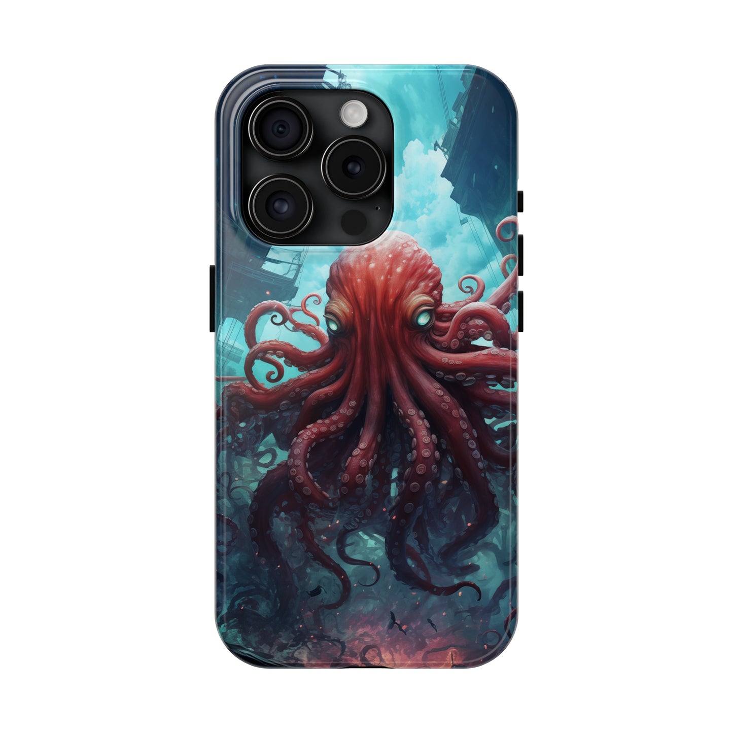 Octopus #01, iPhone 7, 8, X, 11, 12, 13, 14, 15+ case.