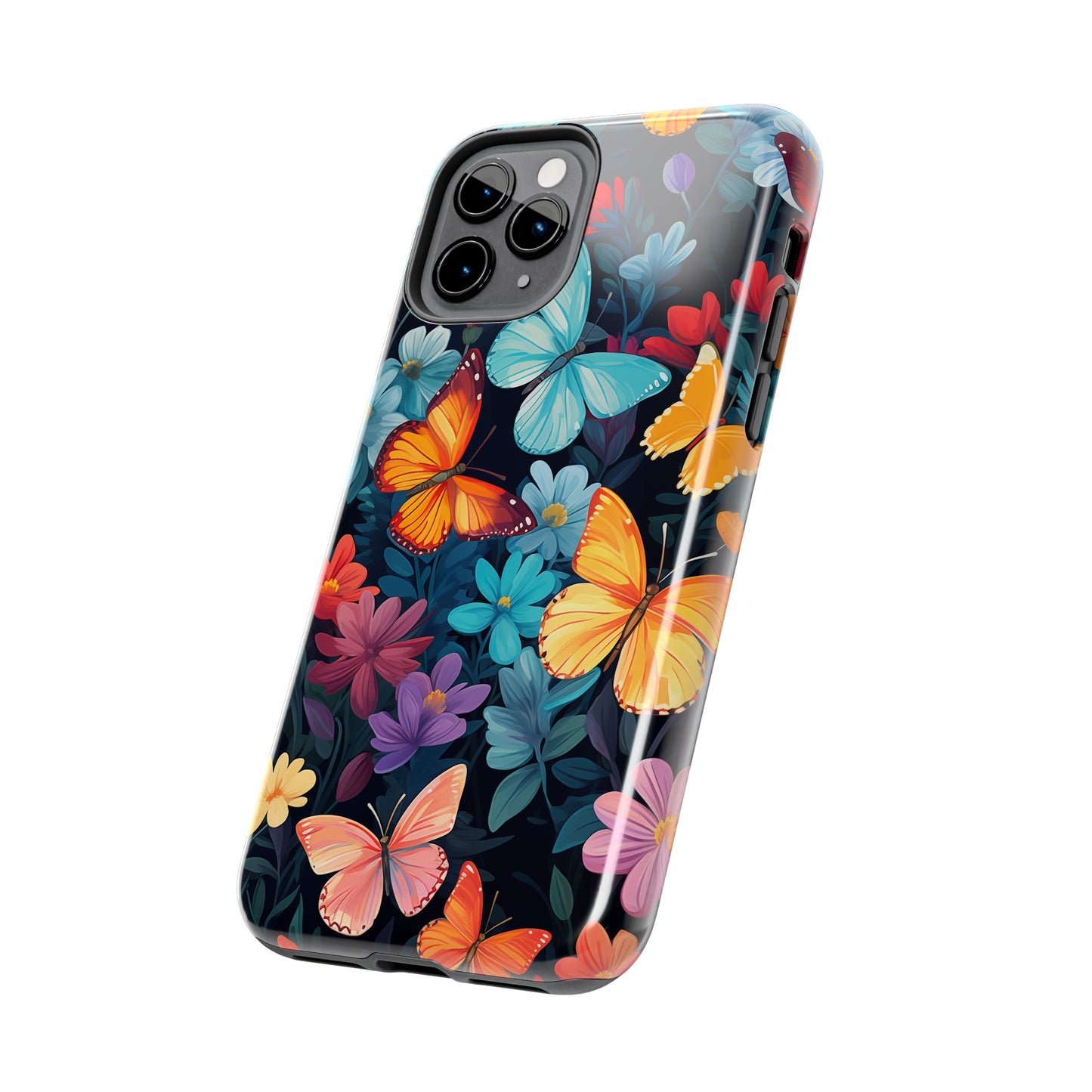 Butterflies #01, iPhone 7, 8, X, 11, 12, 13, 14, 15+ case.