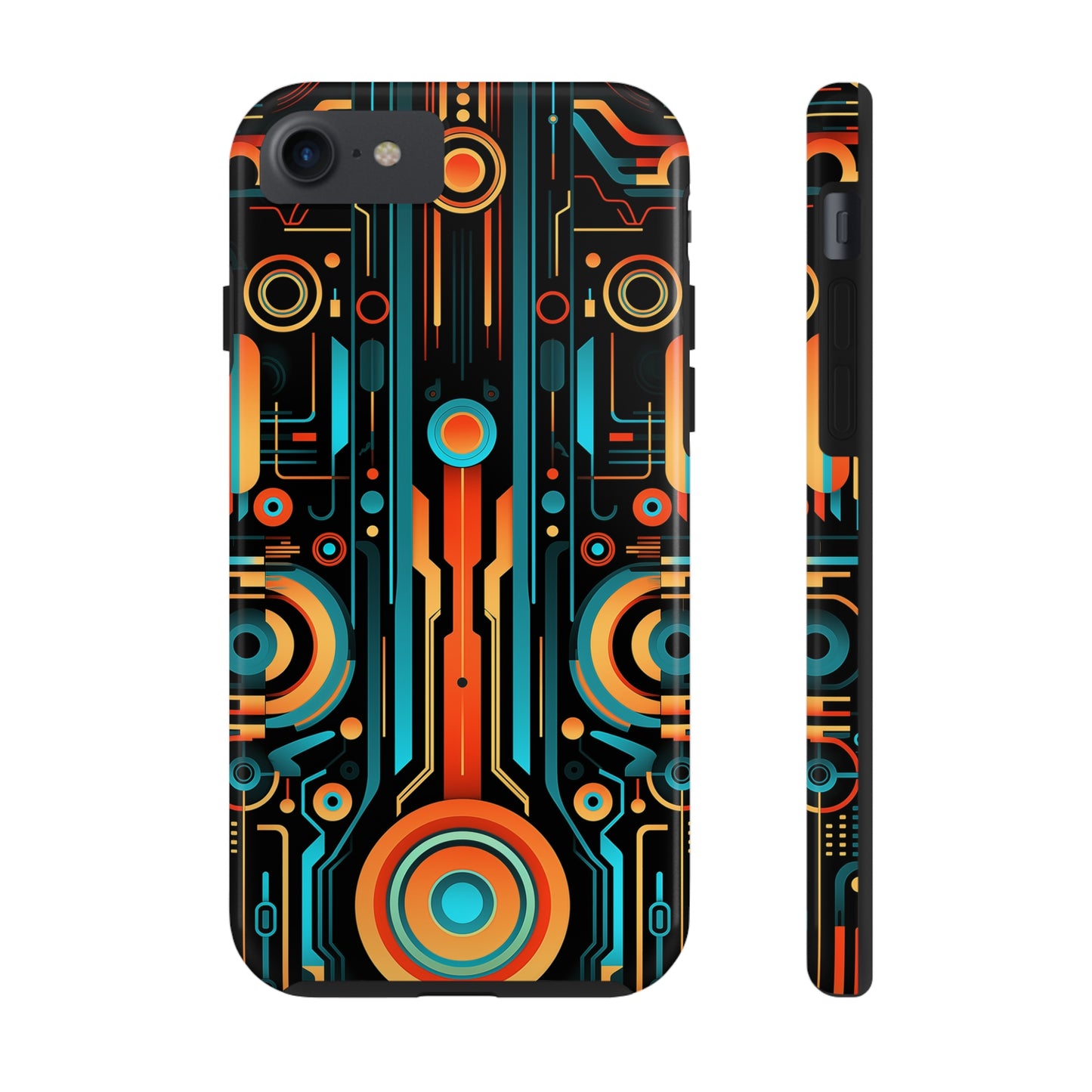 Futuristic #08, iPhone 7, 8, X, 11, 12, 13, 14, 15+ case.