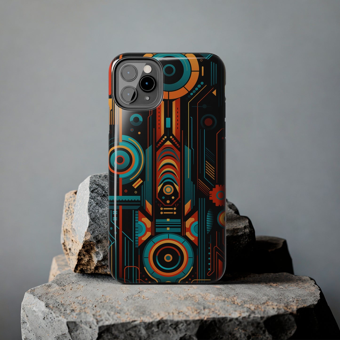 Futuristic #07, iPhone 7, 8, X, 11, 12, 13, 14, 15+ case.