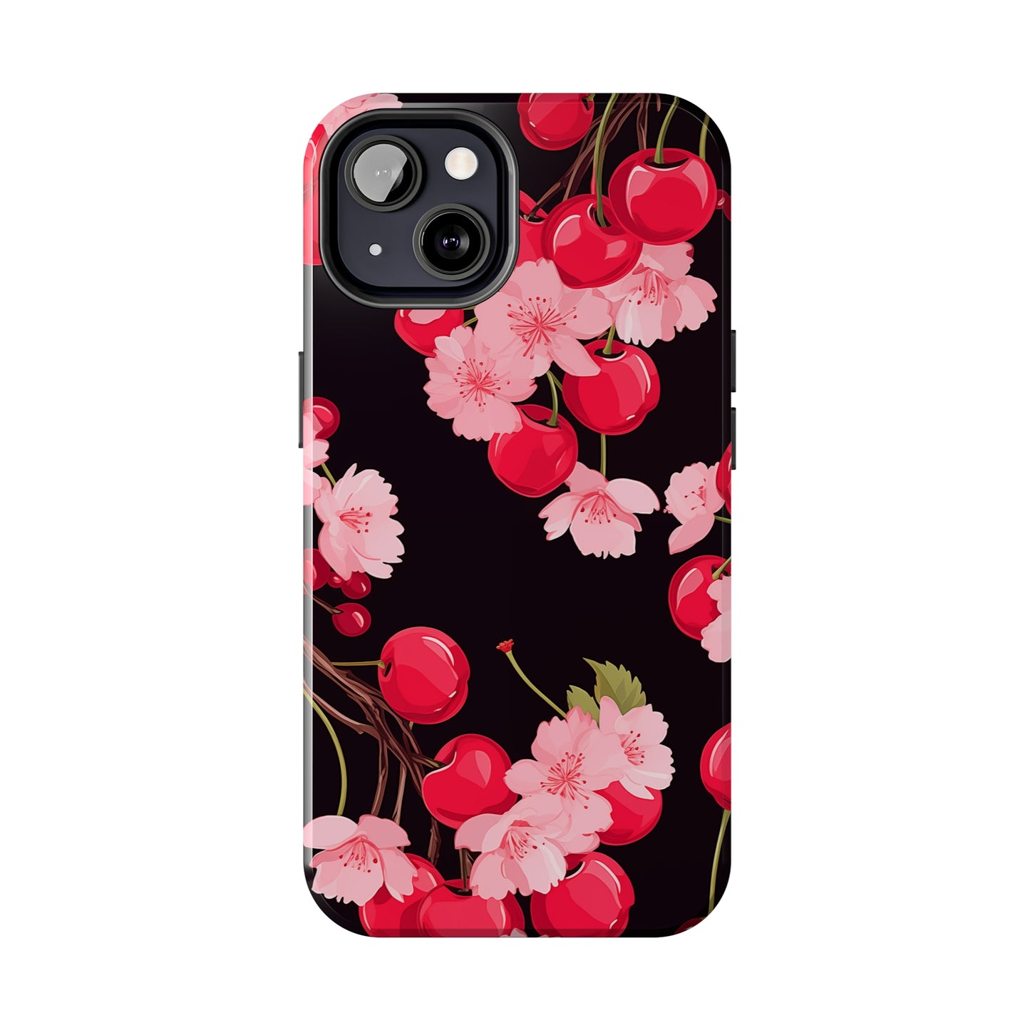 Cherries #05, iPhone 7, 8, X, 11, 12, 13, 14, 15+ case.