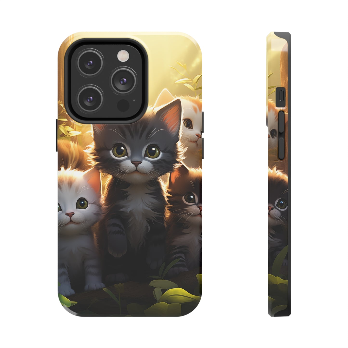 Kittens #02, iPhone 7, 8, X, 11, 12, 13, 14, 15+ case.