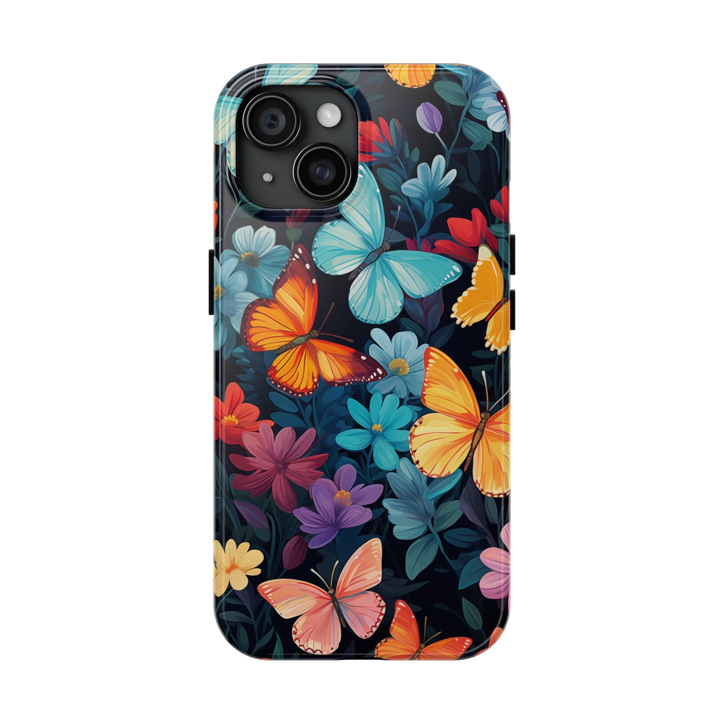 Butterflies #01, iPhone 7, 8, X, 11, 12, 13, 14, 15+ case.