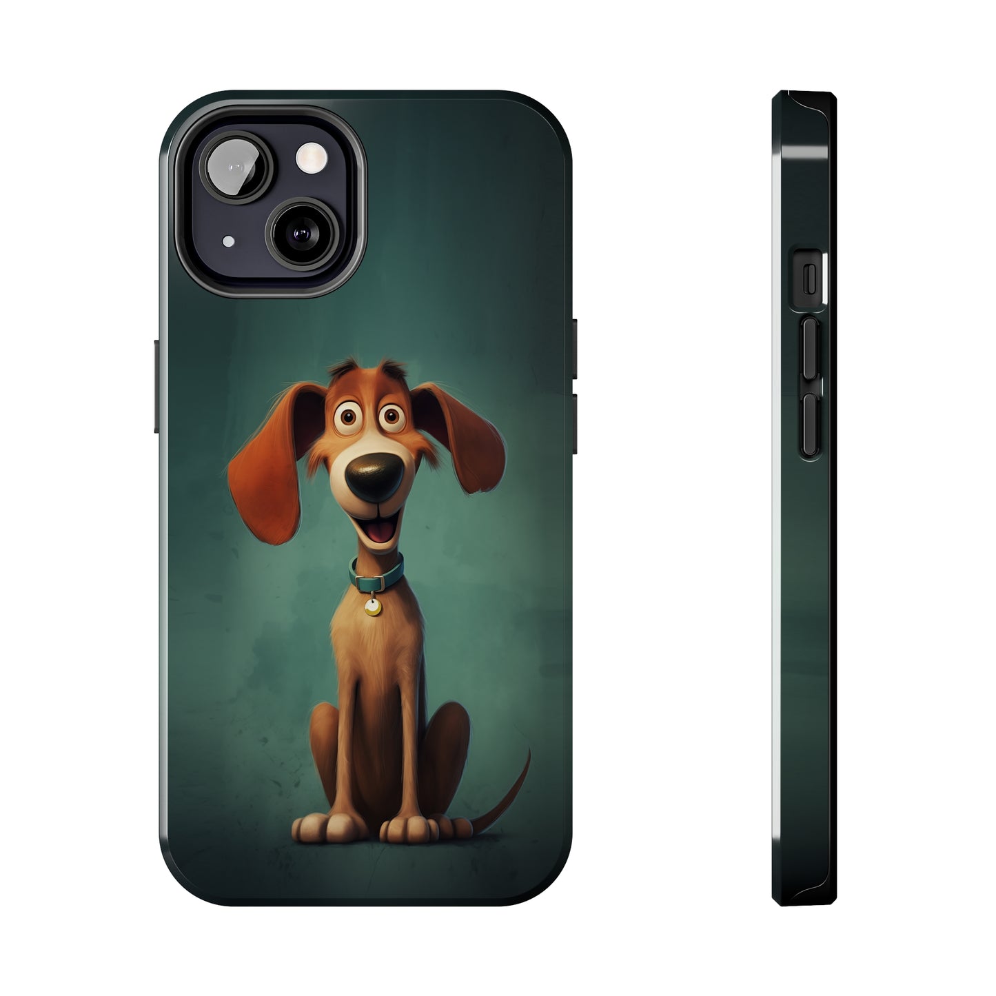 Hux, Cartoon Dog, iPhone 7, 8, X, 11, 12, 13, 14, 15+ case.