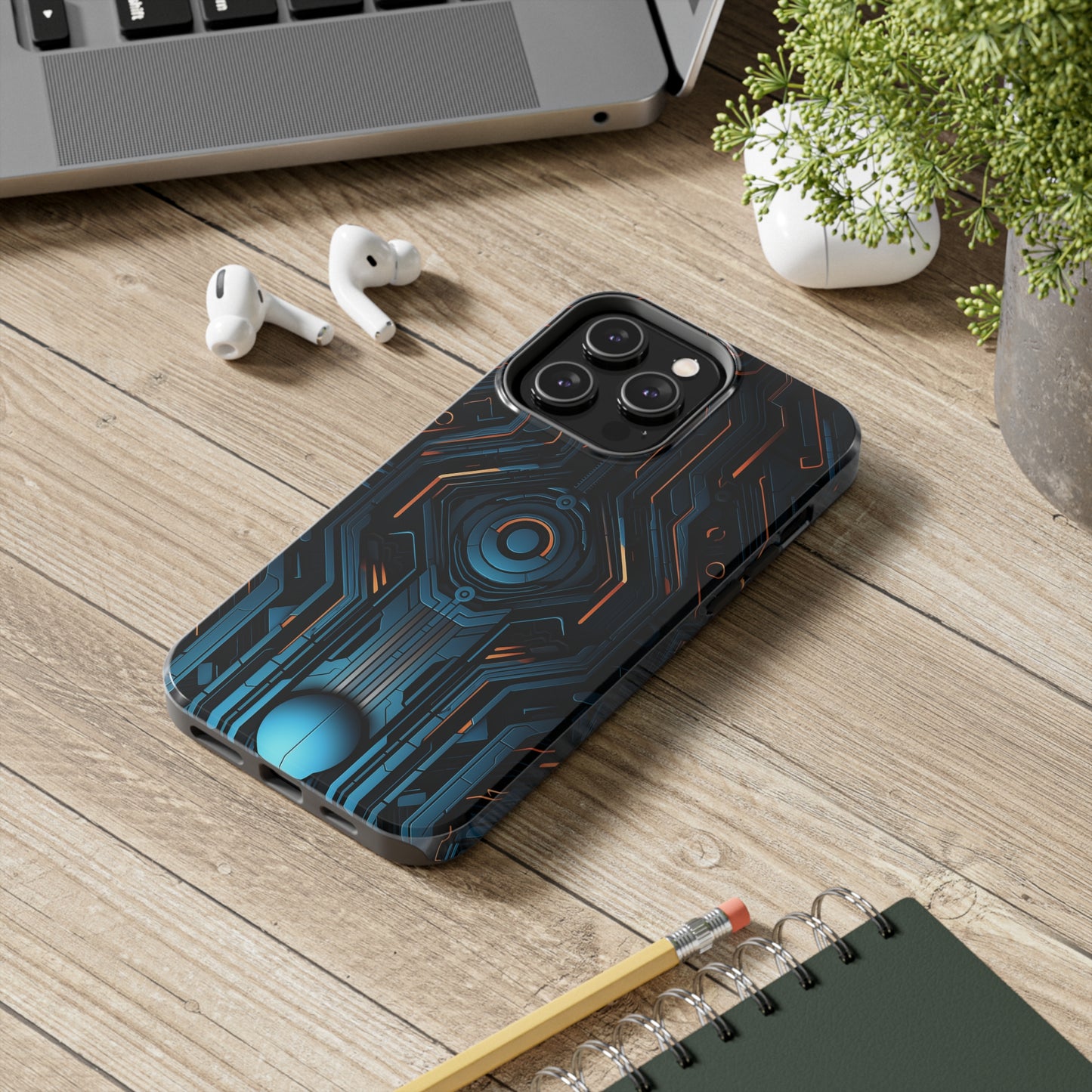 Futuristic #03, iPhone 7, 8, X, 11, 12, 13, 14, 15+ case.