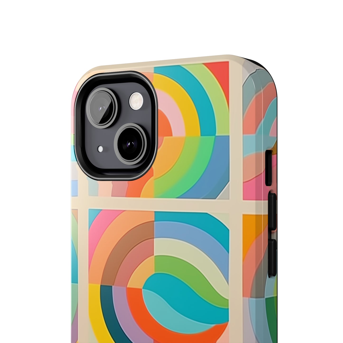 Abstract Colorful Lines #02, iPhone 7, 8, X, 11, 12, 13, 14, 15+ case.