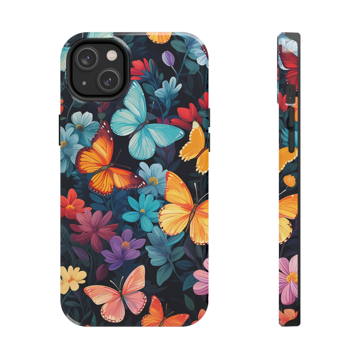 Butterflies #01, iPhone 7, 8, X, 11, 12, 13, 14, 15+ case.