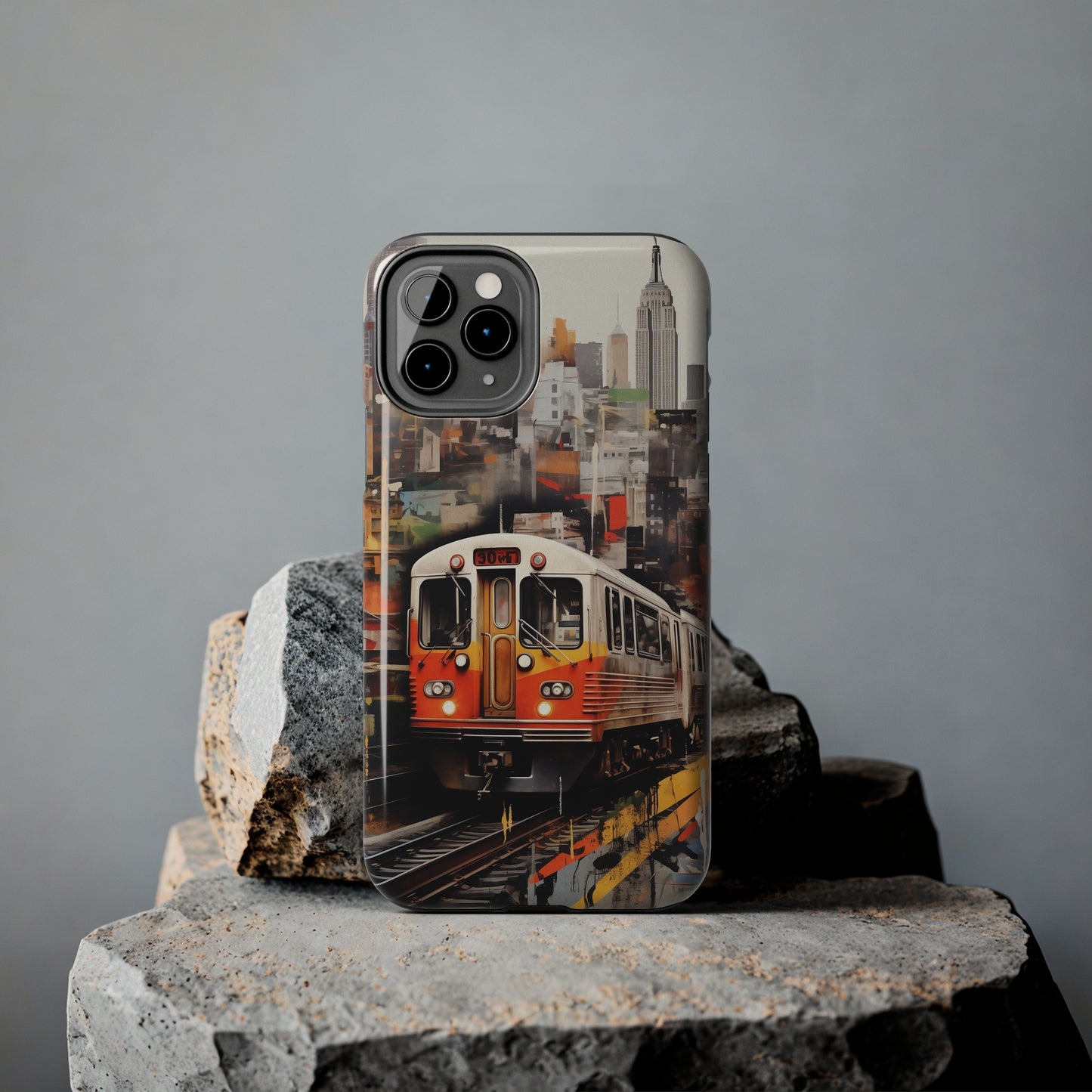 New York City, subway, iPhone 7, 8, X, 11, 12, 13, 14, 15+ case.