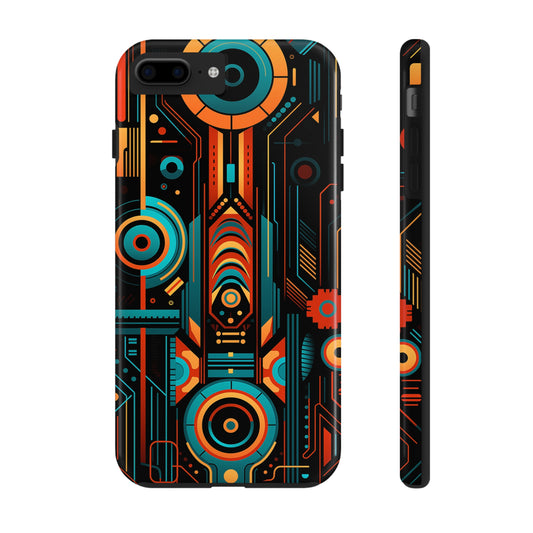 Futuristic #07, iPhone 7, 8, X, 11, 12, 13, 14, 15+ case.