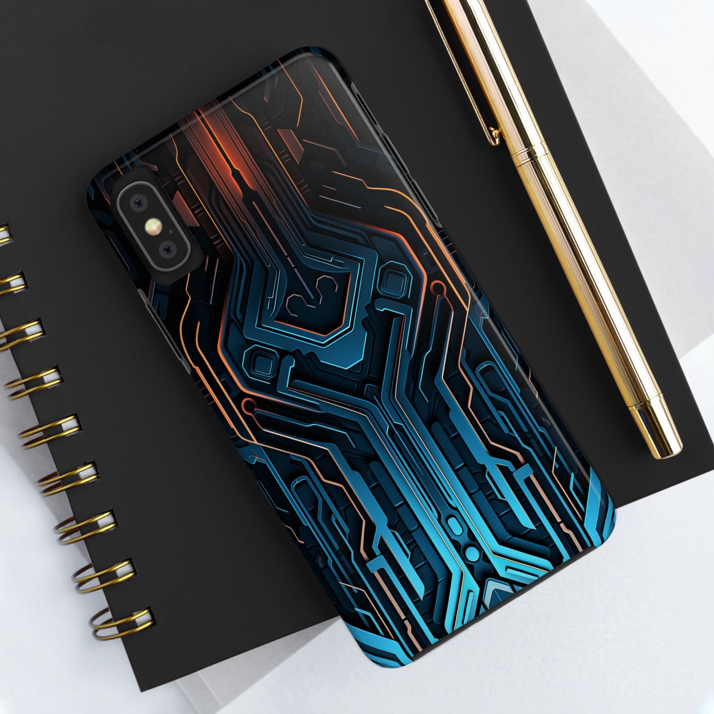 Futuristic, iPhone 7, 8, X, 11, 12, 13, 14, 15+ case.