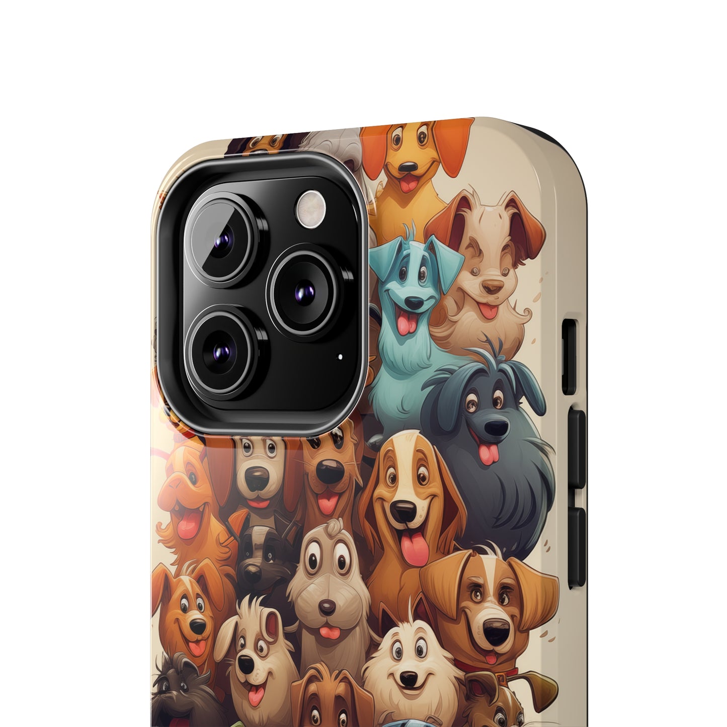 100 Dogs, iPhone 7, 8, X, 11, 12, 13, 14, 15+ case.