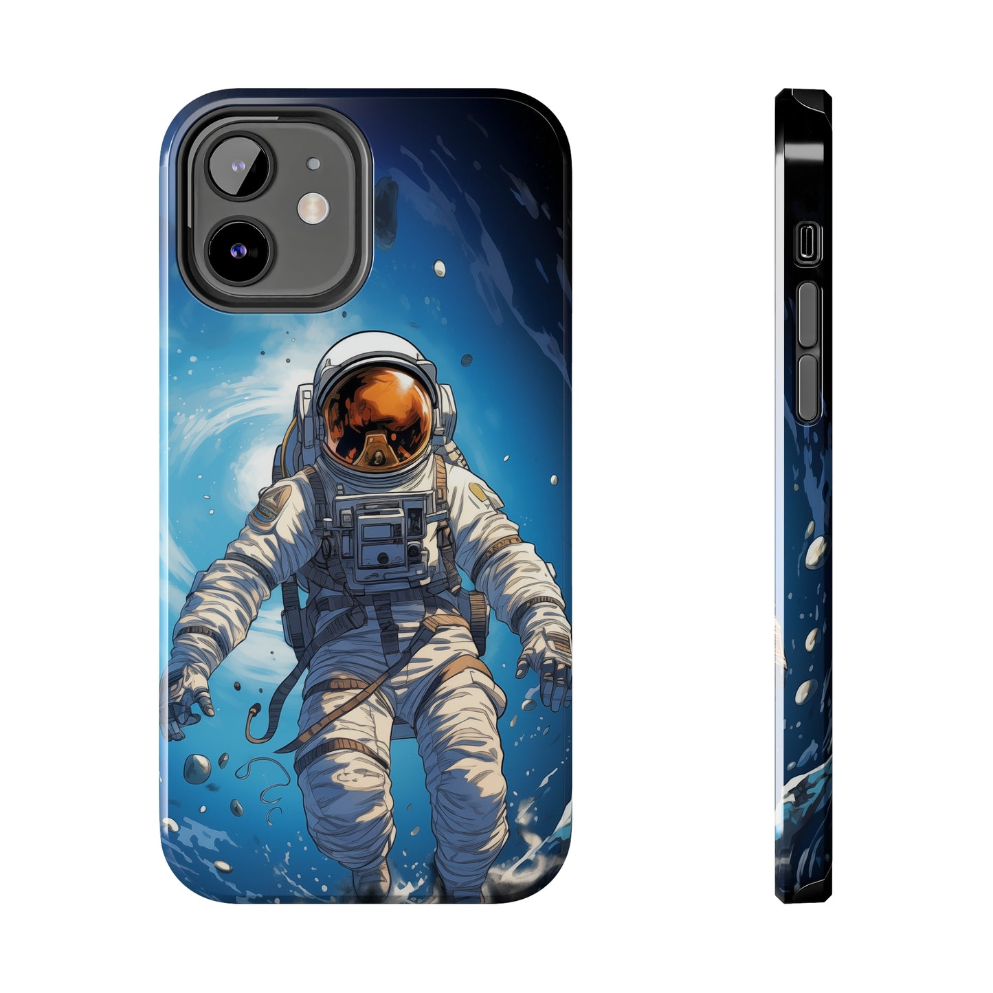 Astronaut #02, iPhone 7, 8, X, 11, 12, 13, 14, 15+ case.