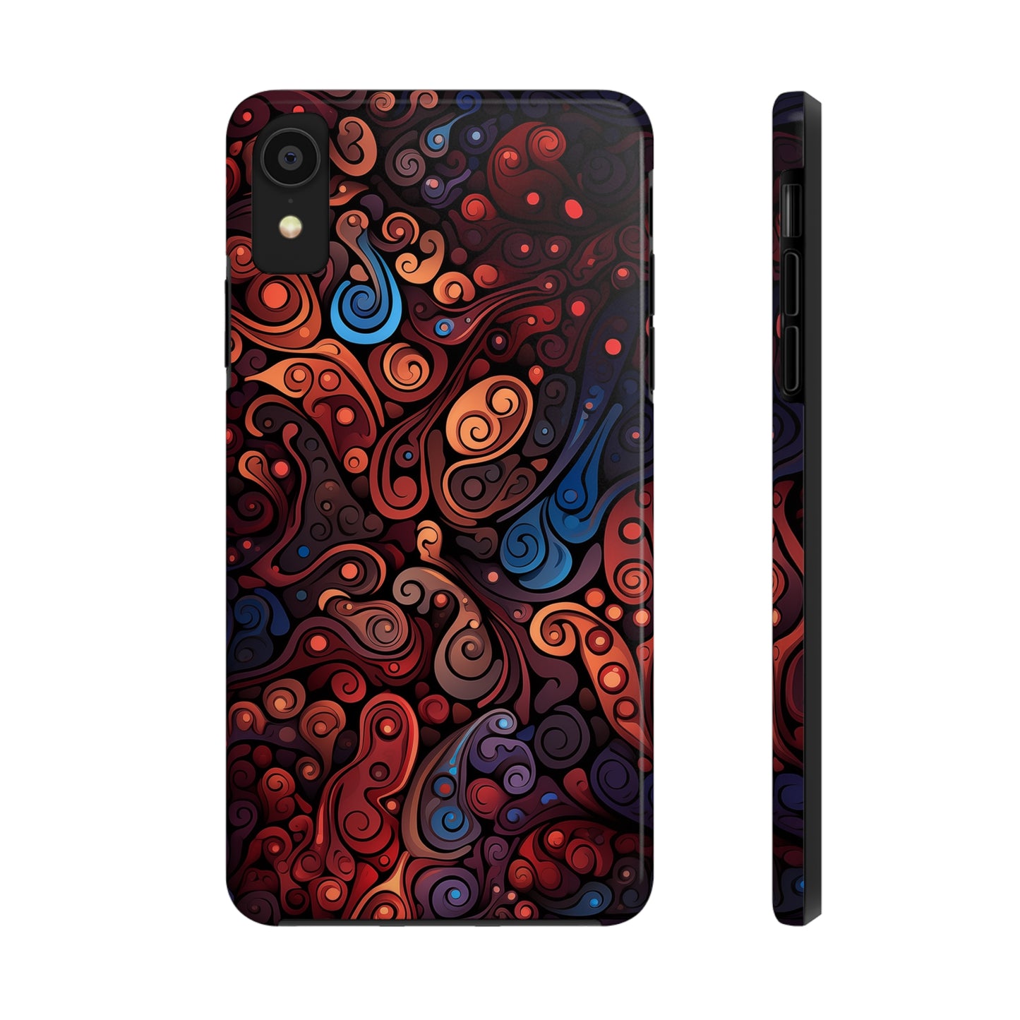 Abstract Colorful Swirls #04, iPhone 7, 8, X, 11, 12, 13, 14, 15+ case.