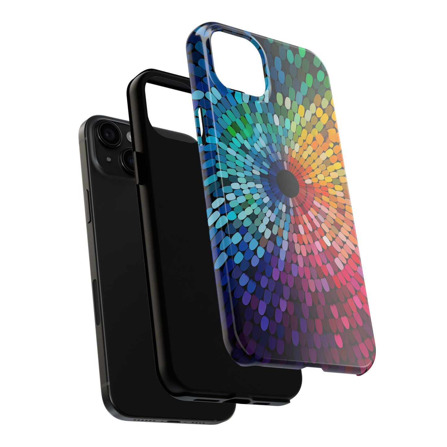 Rainbow Effect #02, iPhone 7, 8, X, 11, 12, 13, 14, 15+ case.