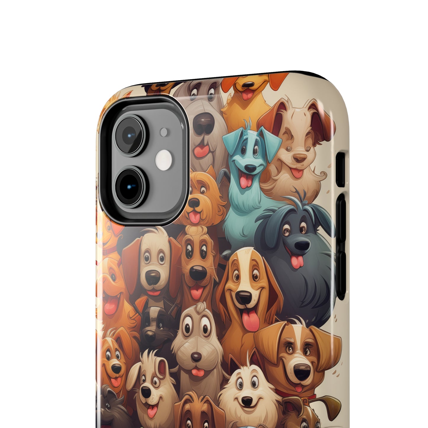 100 Dogs, iPhone 7, 8, X, 11, 12, 13, 14, 15+ case.