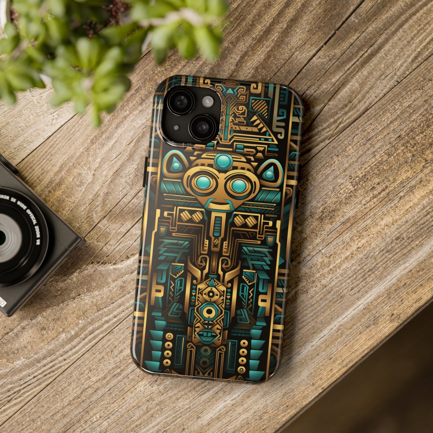 Aztec Vibes #03, iPhone 7, 8, X, 11, 12, 13, 14, 15+ case.