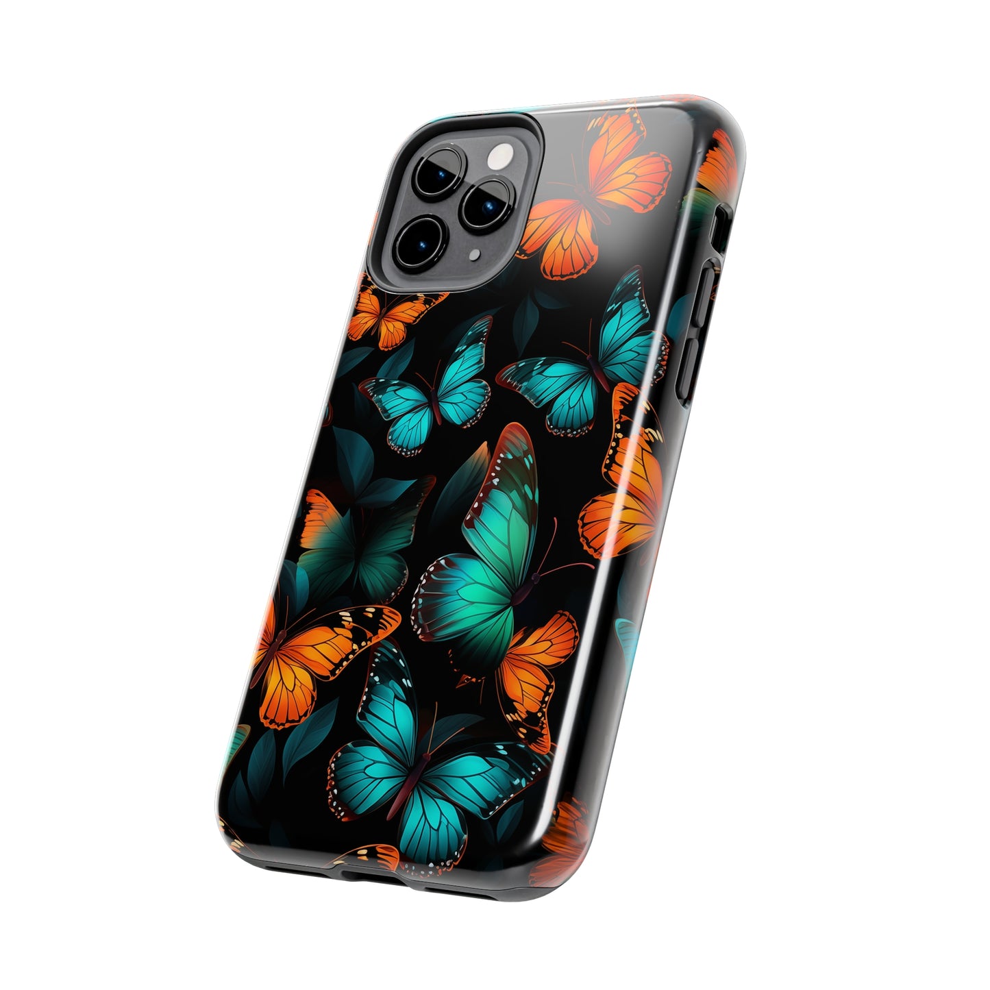 Butterflies #03, iPhone 7, 8, X, 11, 12, 13, 14, 15+ case.